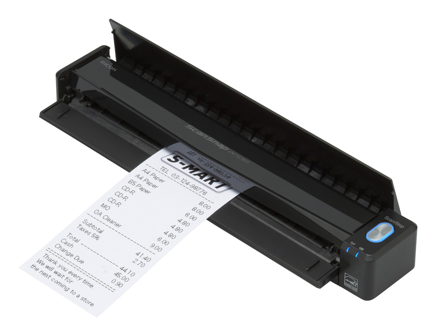 Ricoh ScanSnap iX100 CDF + arkindføringsscanner 600 x 600 dpi A4 Sort