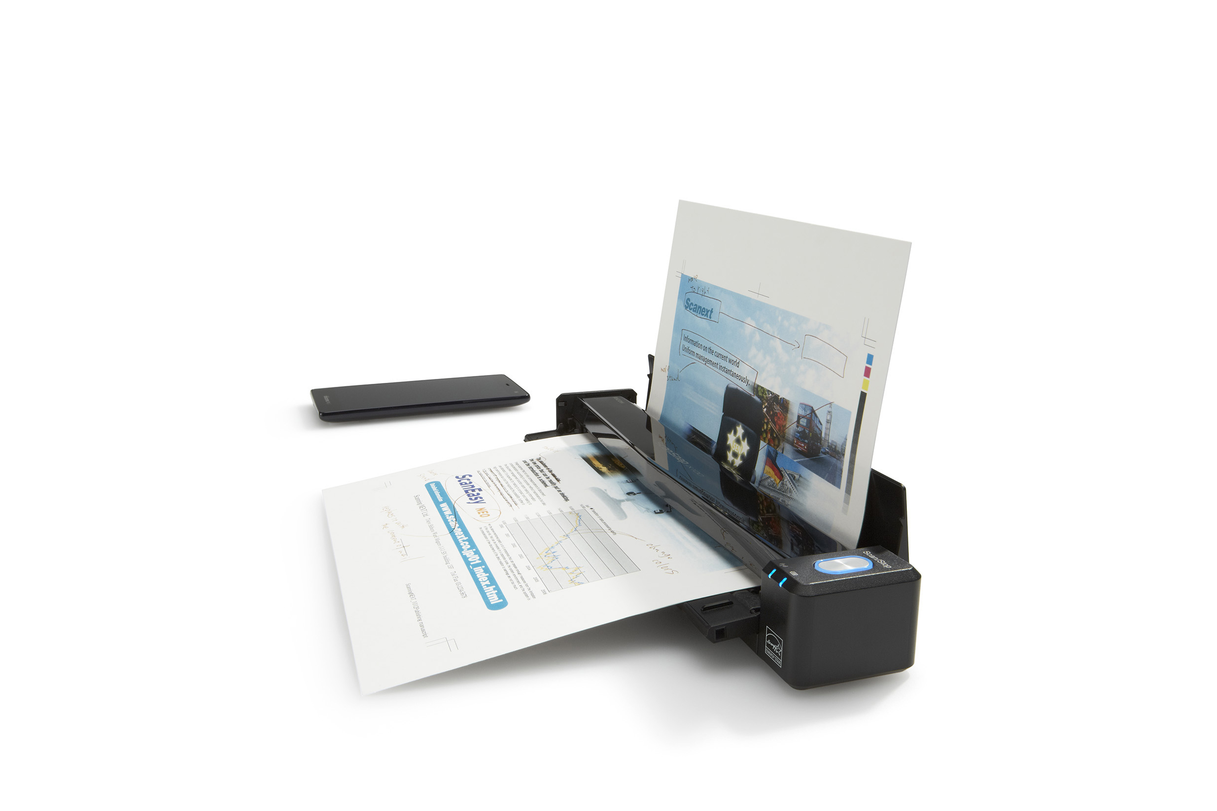 Ricoh ScanSnap iX100 CDF + arkindføringsscanner 600 x 600 dpi A4 Sort