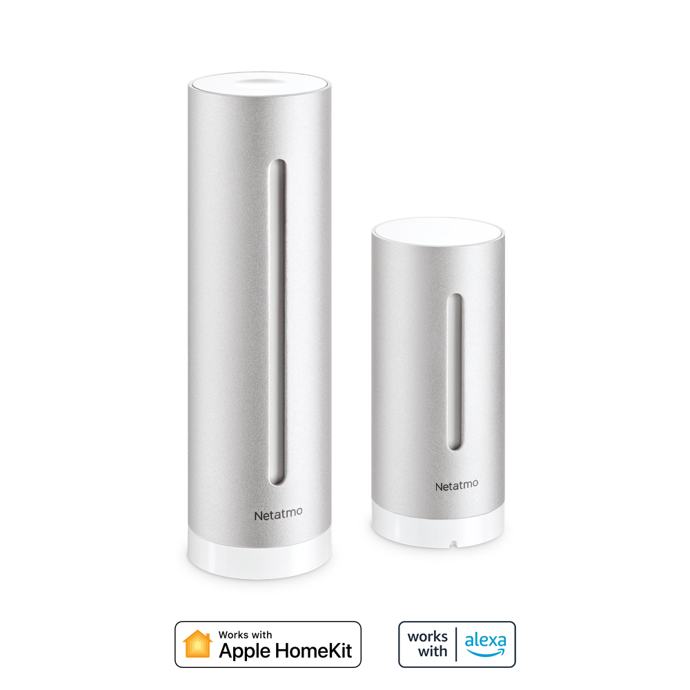 Netatmo NWS01-EC digital vejrstation Aluminium Batteri/USB Wi-Fi