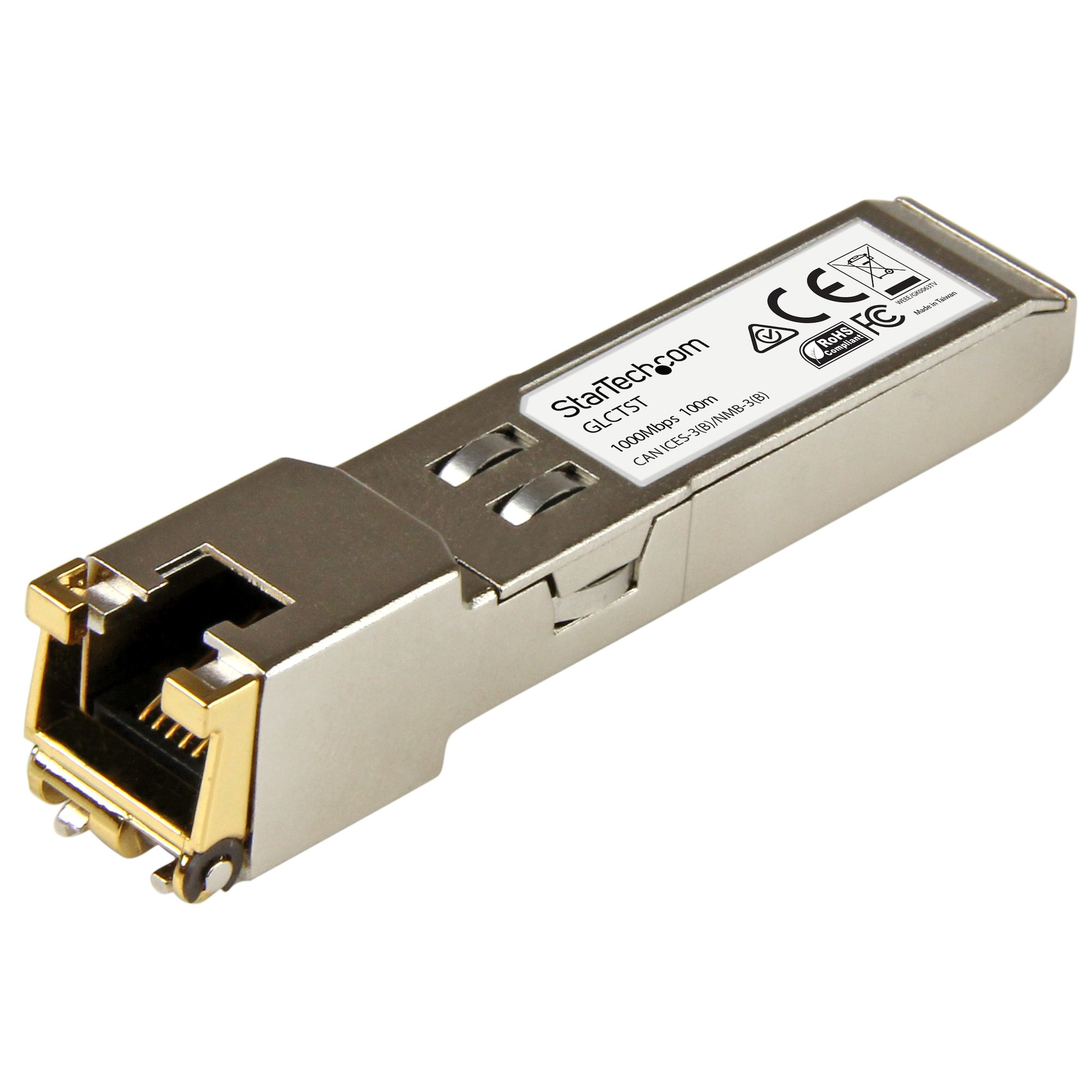 StarTech.com GLCTST modul til netværksmodtager Kobber 1000 Mbit/s SFP