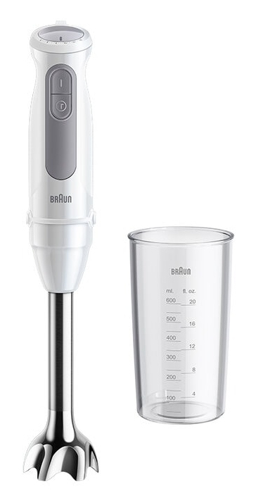 Braun MultiQuick 5 MQ 50001 M Nedsænkning blender 1000 W Grå, Hvid