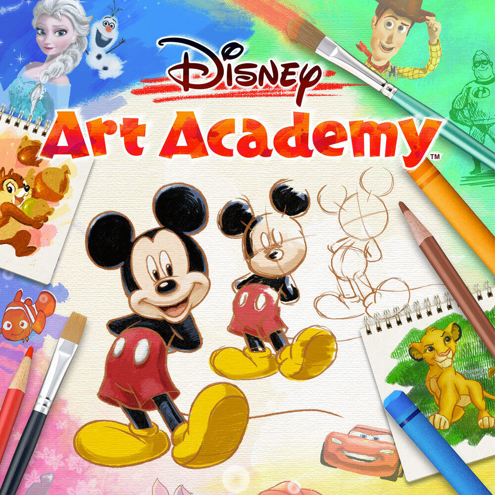 Nintendo Disney Art Academy Standard Tysk, Engelsk, Spansk, Fransk, Italiensk Nintendo 3DS