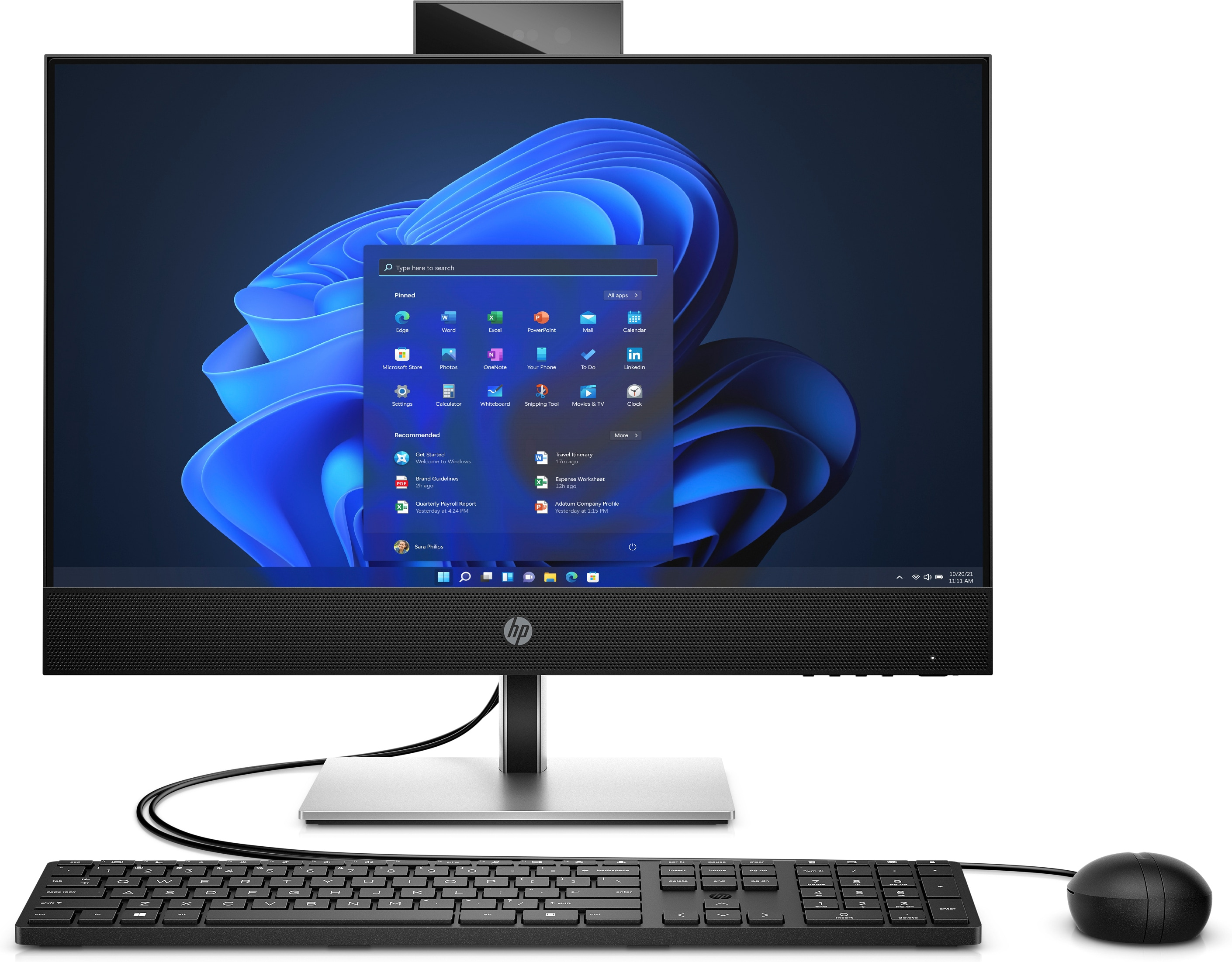 HP ProOne 440 G9 Intel® Core™ i5 i5-13500T 60,5 cm (23.8") 1920 x 1080 pixel All-in-One PC 16 GB DDR4-SDRAM 512 GB SSD FreeDOS Sort
