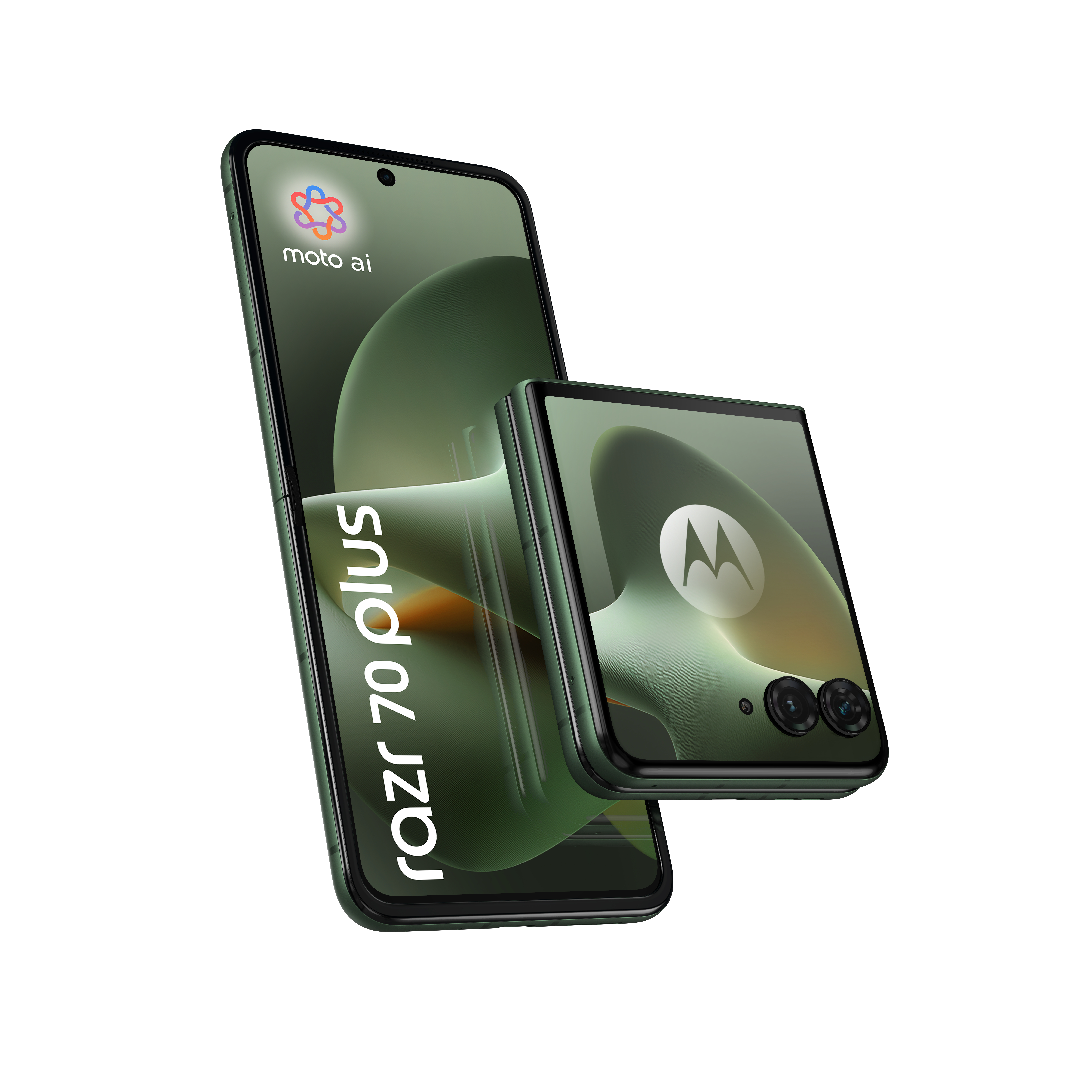 Motorola razr 70 plus 17,5 cm (6.9") Dual SIM Android 16.0 5G USB Type-C 12 GB 512 GB 4500 mAh Mørkegrøn