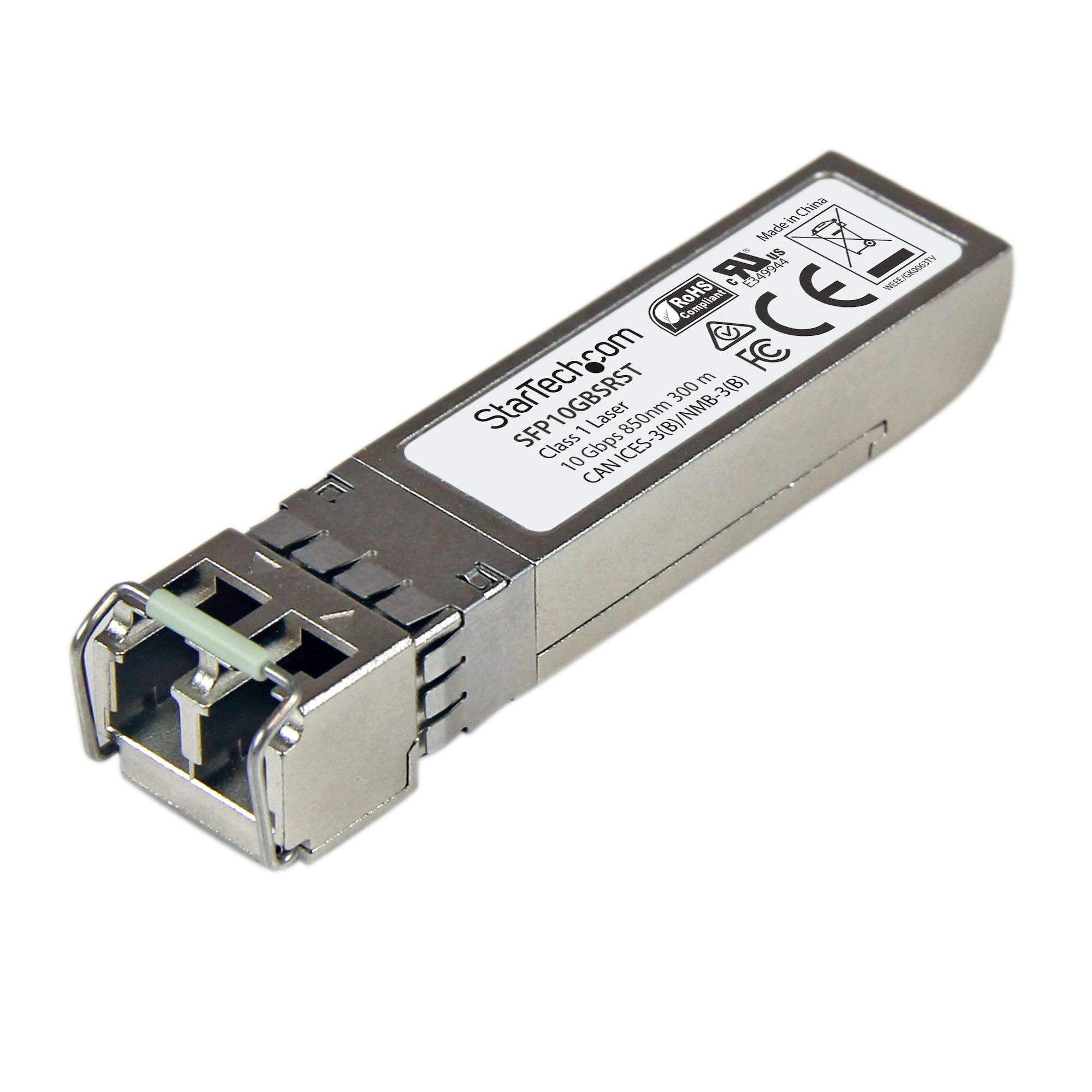 StarTech.com SFP10GBSRST modul til netværksmodtager Fiberoptisk 10000 Mbit/s SFP+ 850 nm