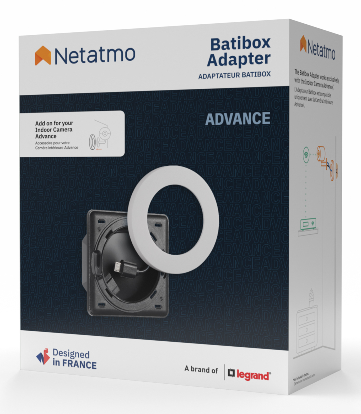 Netatmo NPC-BAT-W tilbehør til overvågningskamera Adapterring