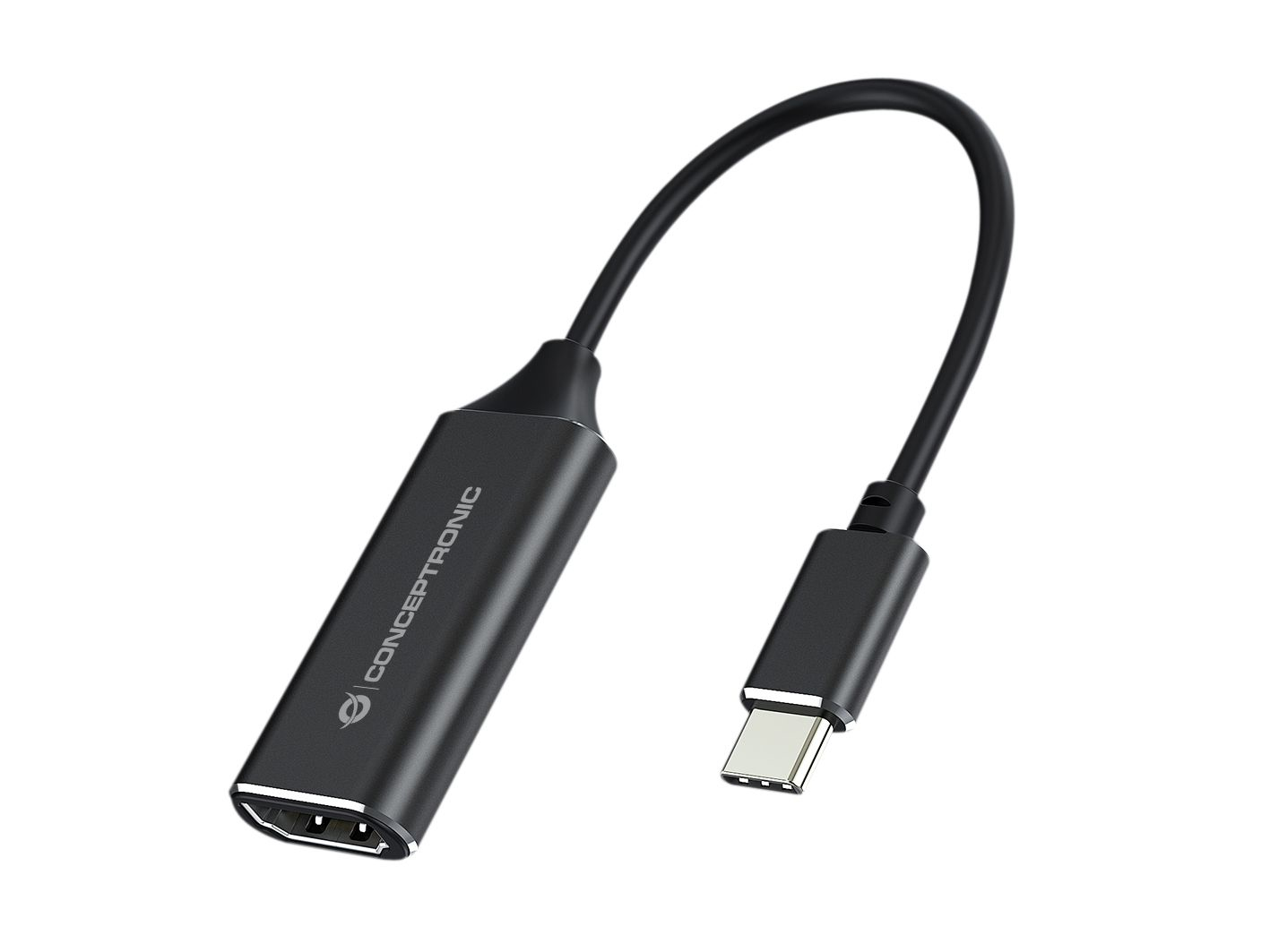 Conceptronic ABBY03B videokabel adapter HDMI Type A (Standard) USB Type-C Sort