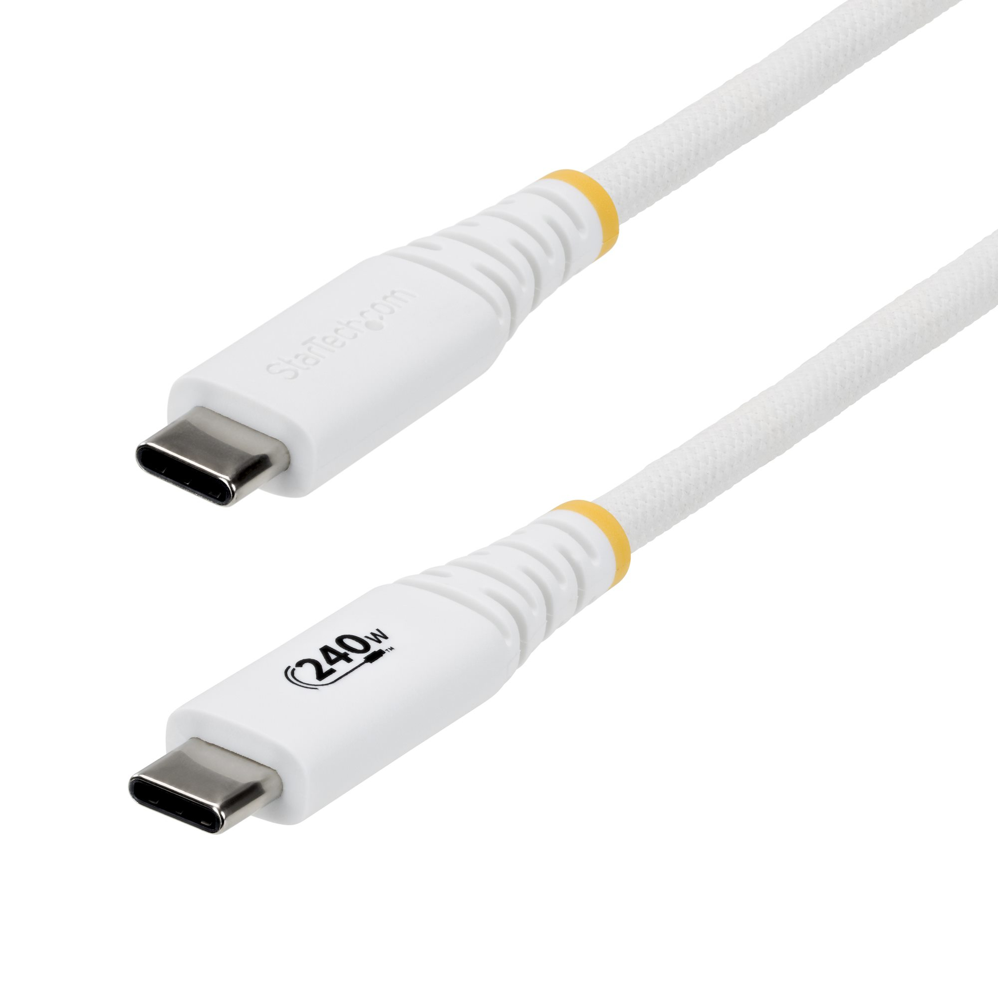 StarTech.com S2CEPR2MW-USB-CABLE USB-kabel USB 2.0 2 m USB C 0,48 Gbit/sek. 240 W Hvid
