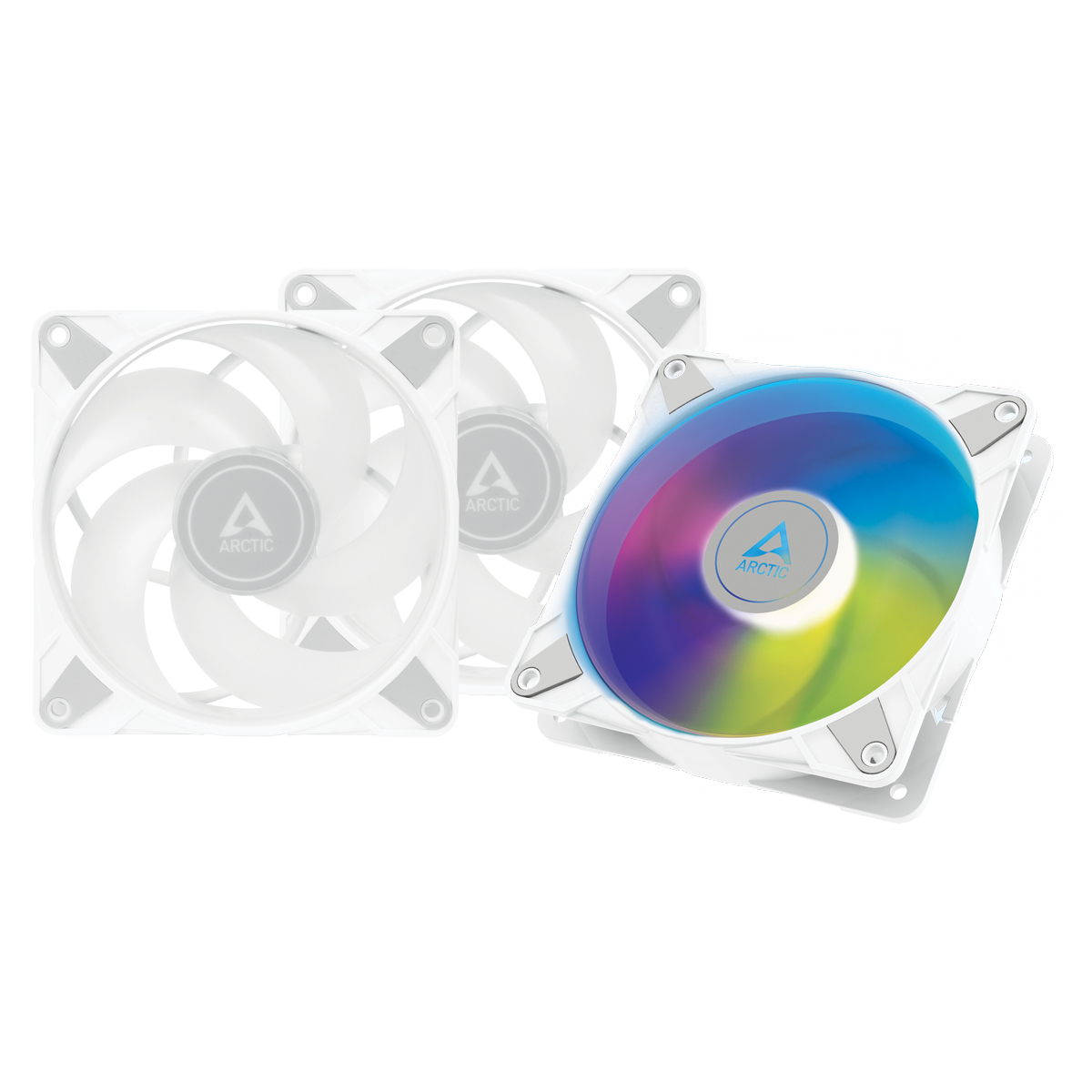 ARCTIC P12 PWM PST A-RGB 0dB Computerkabinet Ventilator 12 cm Hvid 3, 1