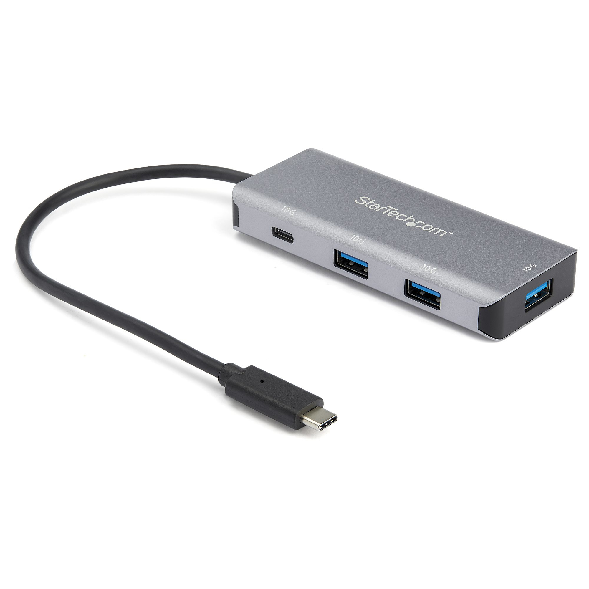 StarTech.com HB31C3A1CB interface hub USB 3.2 Gen 2 (3.1 Gen 2) Type-C 10000 Mbit/s Sort, Grå