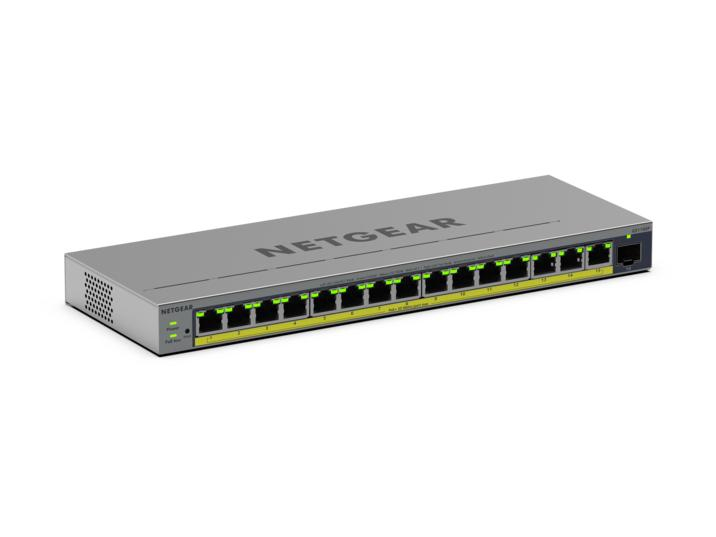 NETGEAR GS116EP Administreret L2/L3 Gigabit Ethernet (10/100/1000) Strøm over Ethernet (PoE) Grå