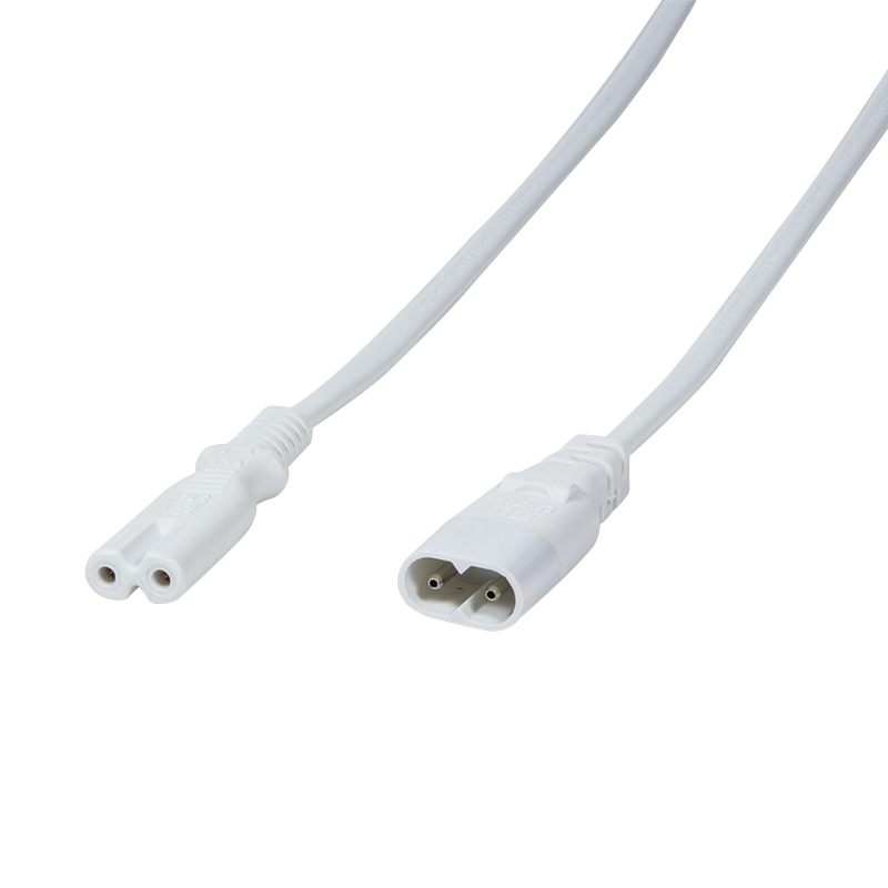 LogiLink 2m, IEC 60320-C8/IEC 60320-C7 Hvid C7 forbinder C8 forbinder