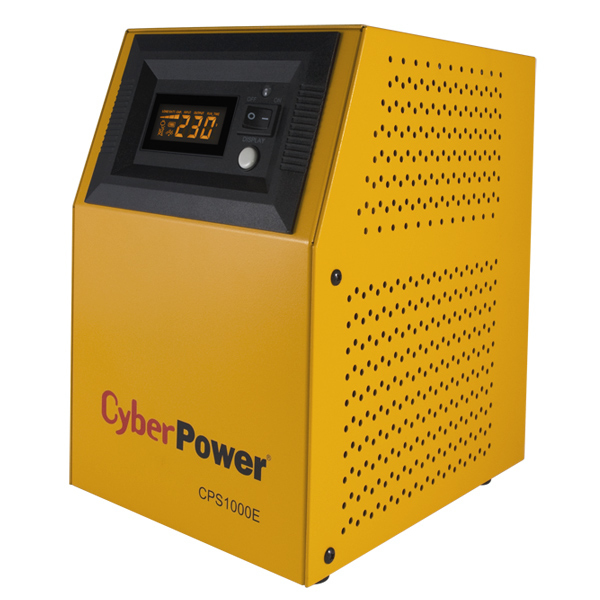 CyberPower CPS1000E UPS-enhed Dobbeltkonvertering (online) 1 kVA 700 W 2 AC stikkontakt(er)