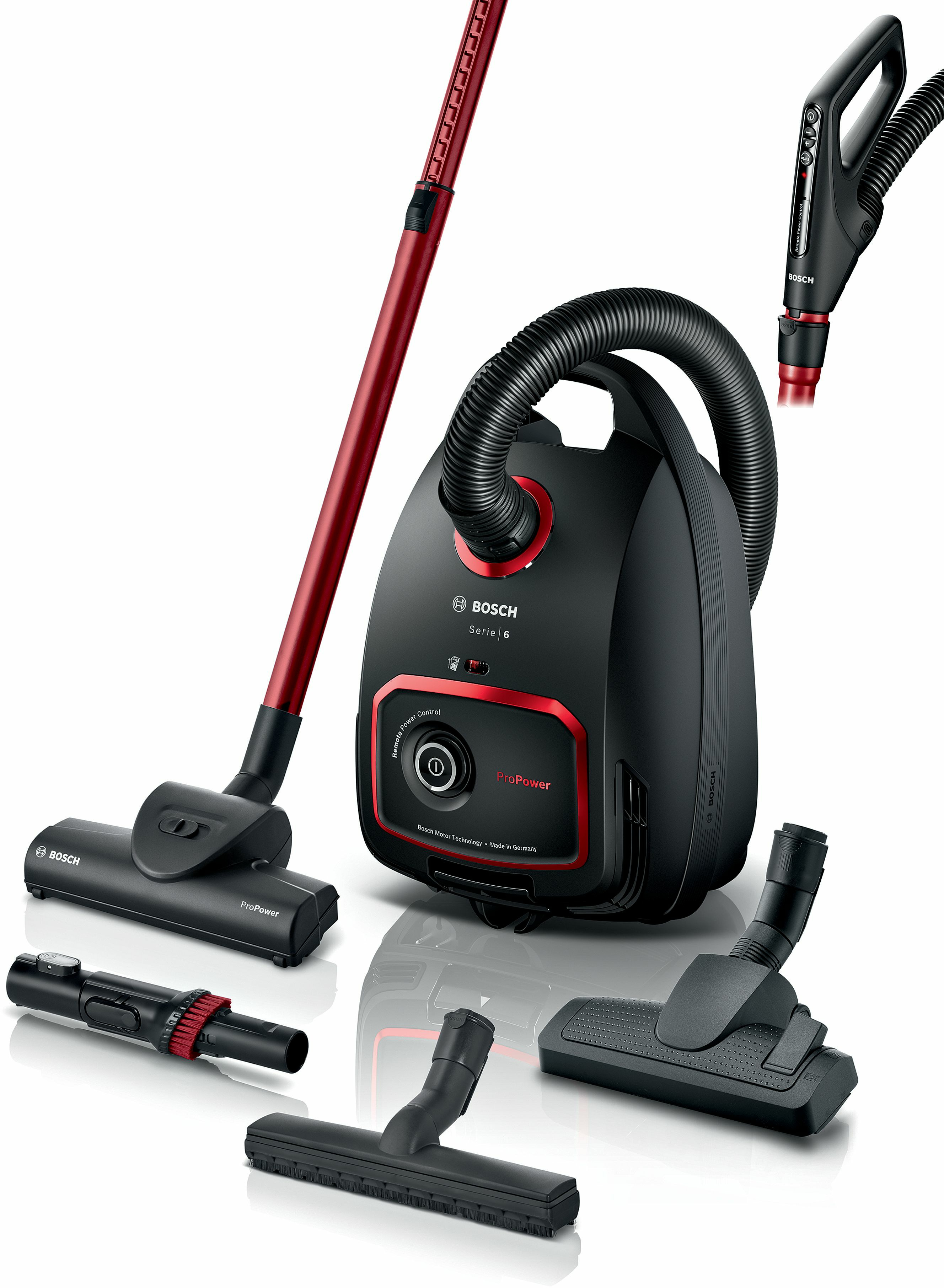 Bosch Serie 6 ProPower 4 L Beholder vakuum Dry 850 W Støvpose