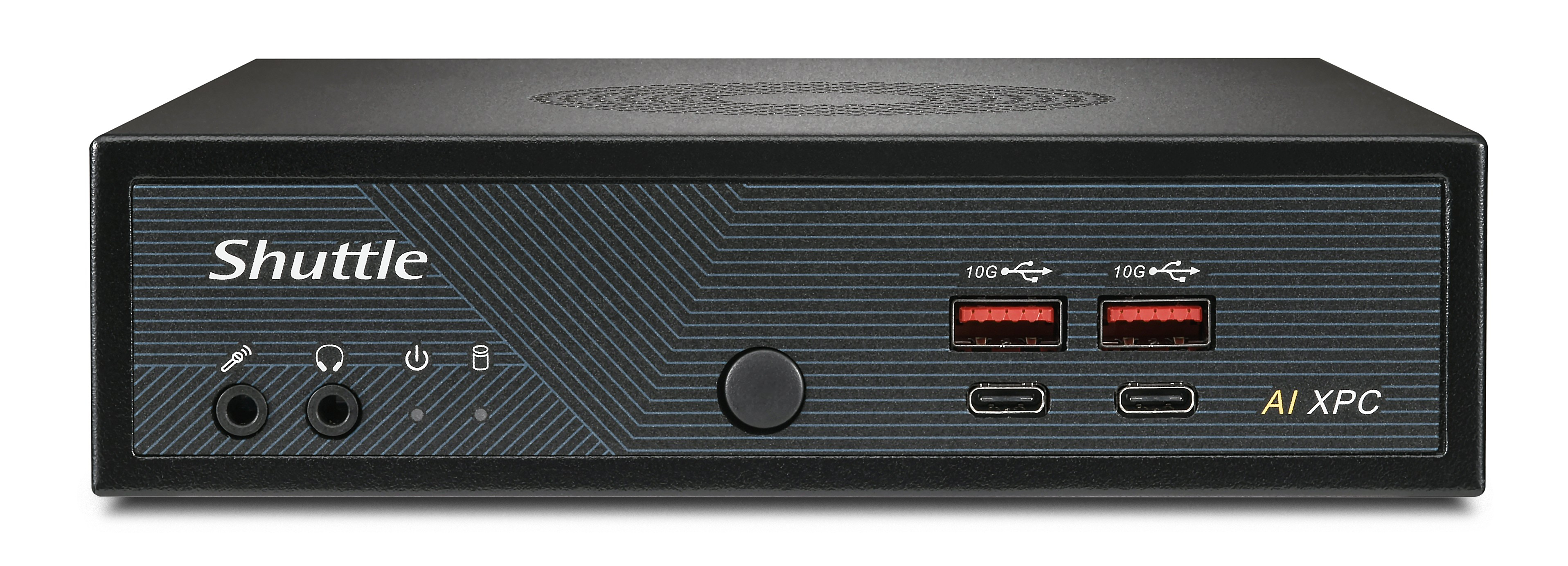 Shuttle Slim AI PC DN11H7 1,35 L størrelse PC Sort 155H Intel® SoC