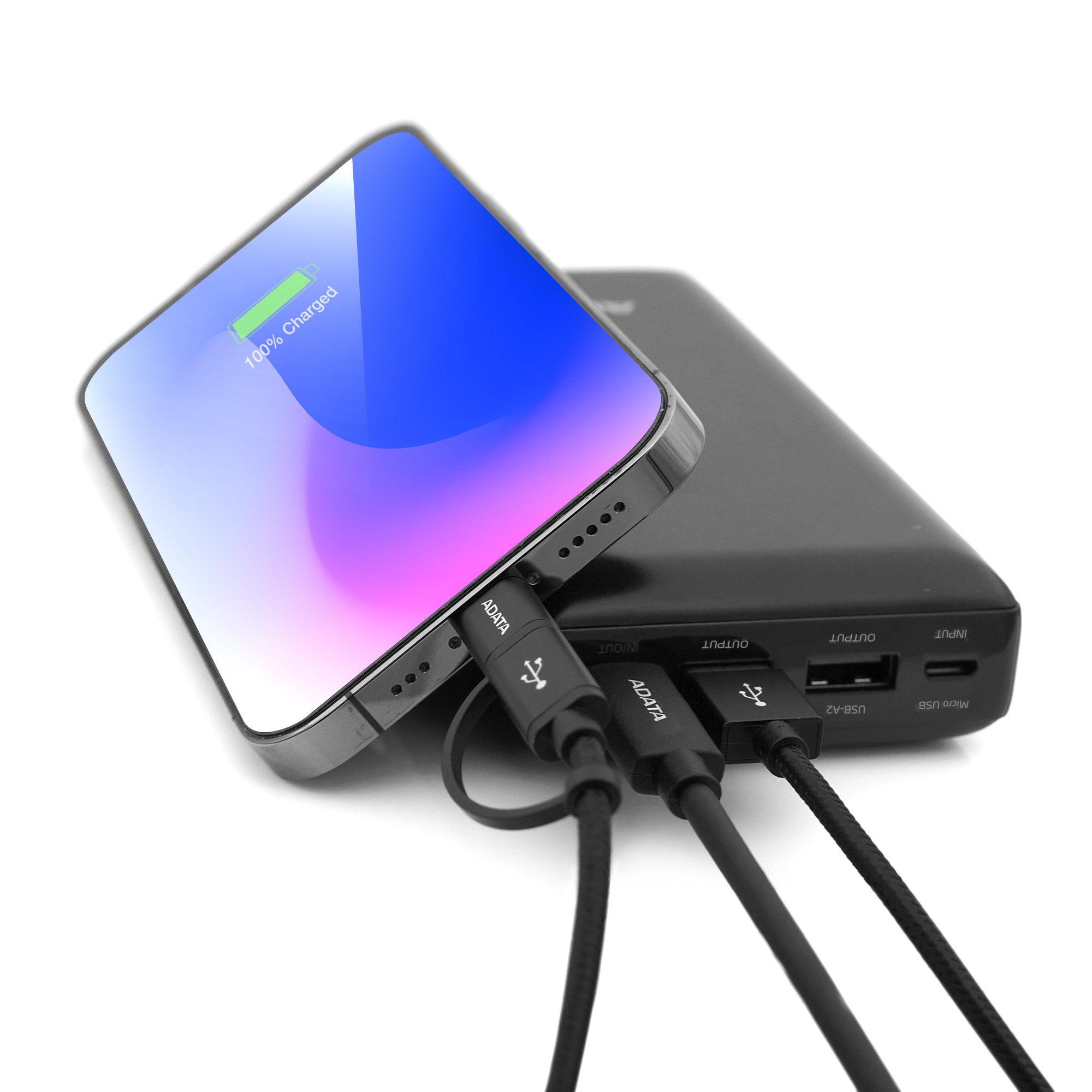 ADATA C20 Lithium polymer (LiPo) 20000 mAh Sort