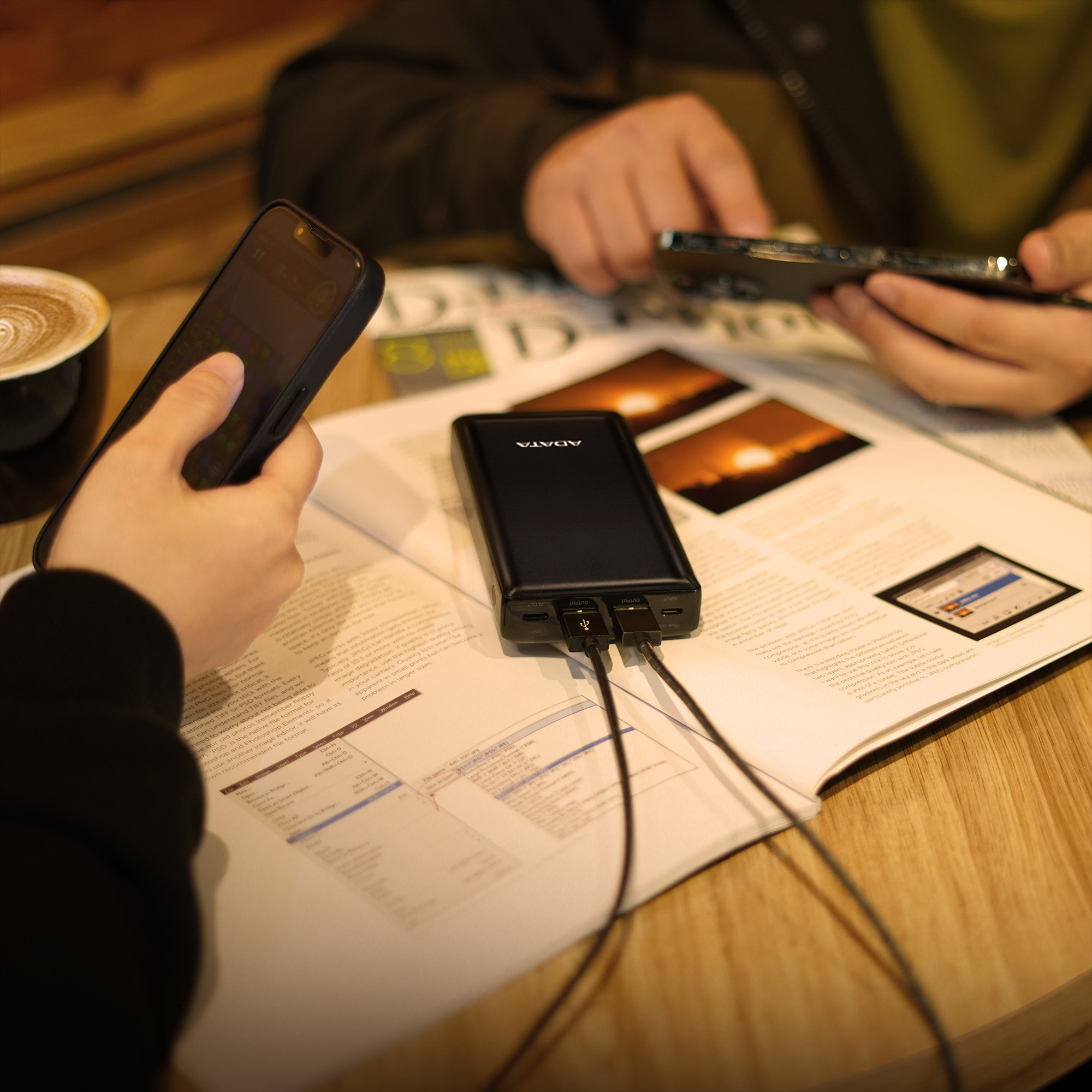 ADATA C20 Lithium polymer (LiPo) 20000 mAh Sort