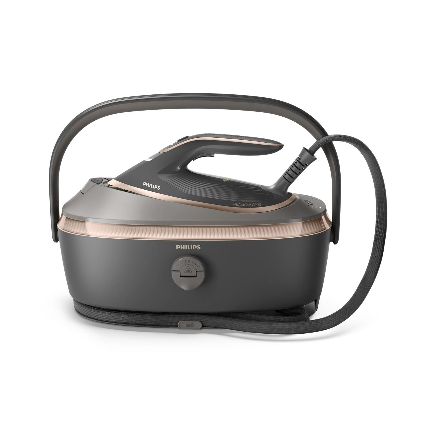 Philips PSG8200/80 Dampstrygning station 3120 W 1,4 L SteamGlide Elite-strygesål Grå