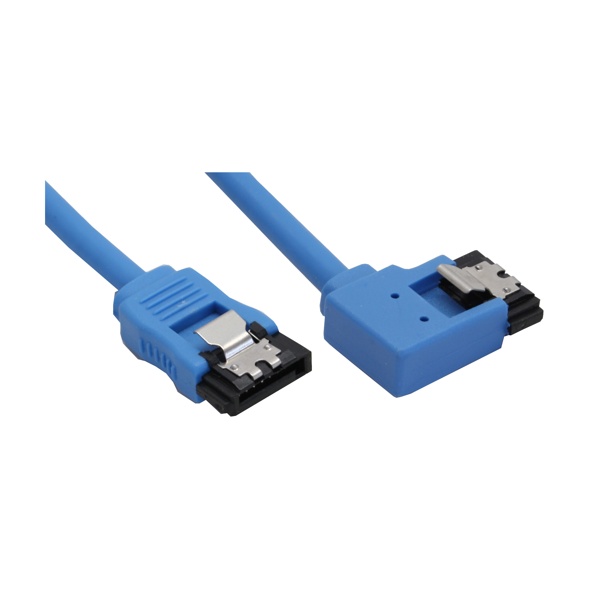 InLine 27705L SATA-kabel 0,5 m Blå