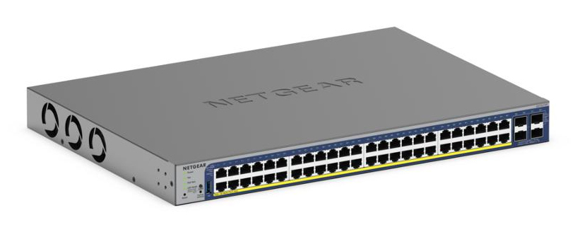 NETGEAR GS752TXP Administreret L2/L3/L4 10G Ethernet (100/1000/10000) Strøm over Ethernet (PoE) Sort