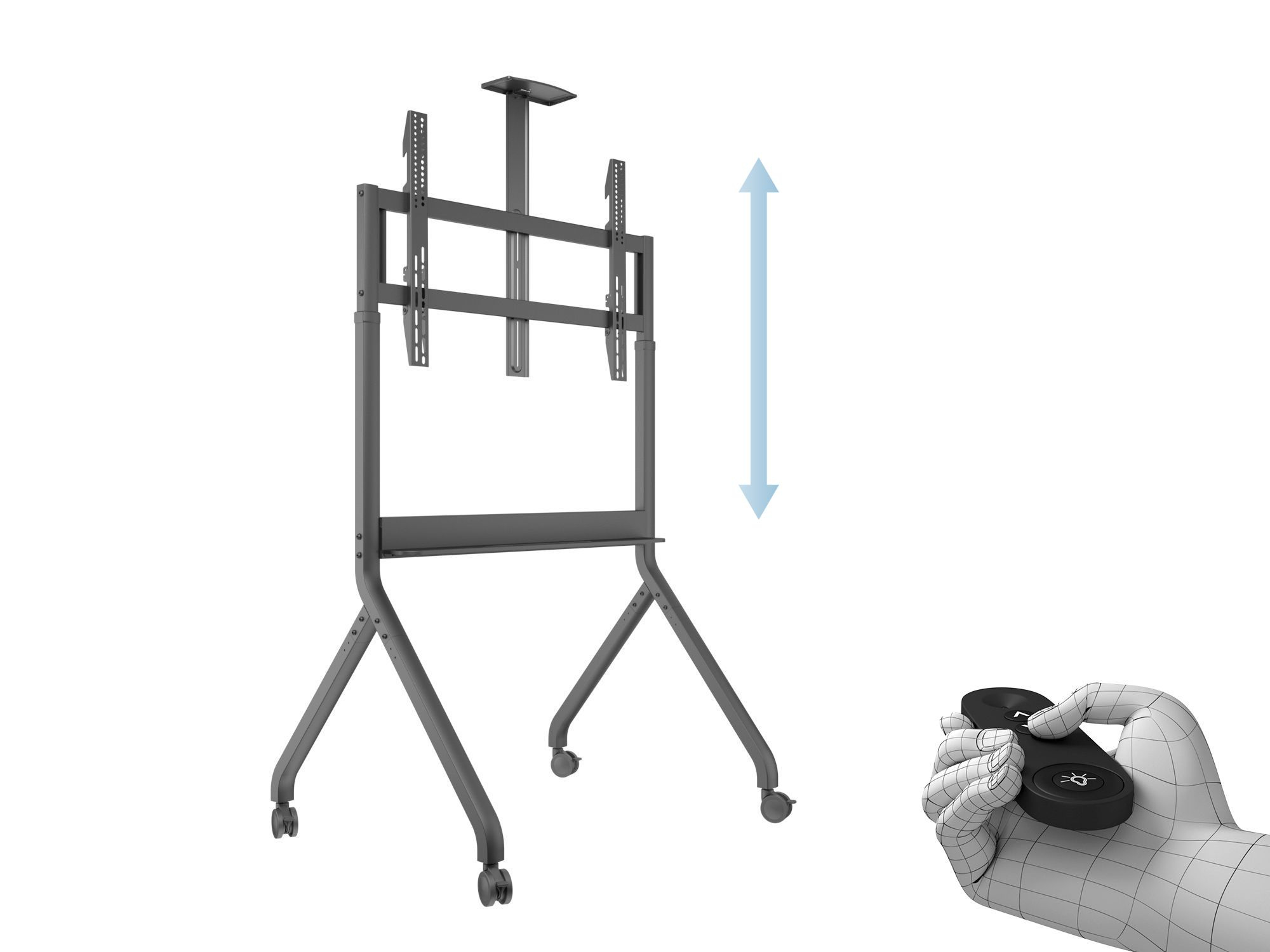 Multibrackets 7418 tv-beslag 2,54 m (100") Sort