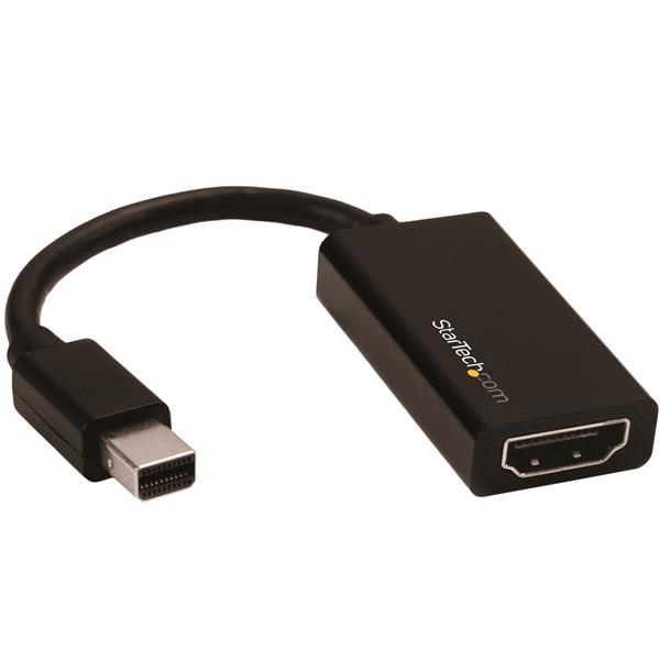 StarTech.com MDP2HD4K60S videokabel adapter 0,148 m Mini DisplayPort HDMI Sort
