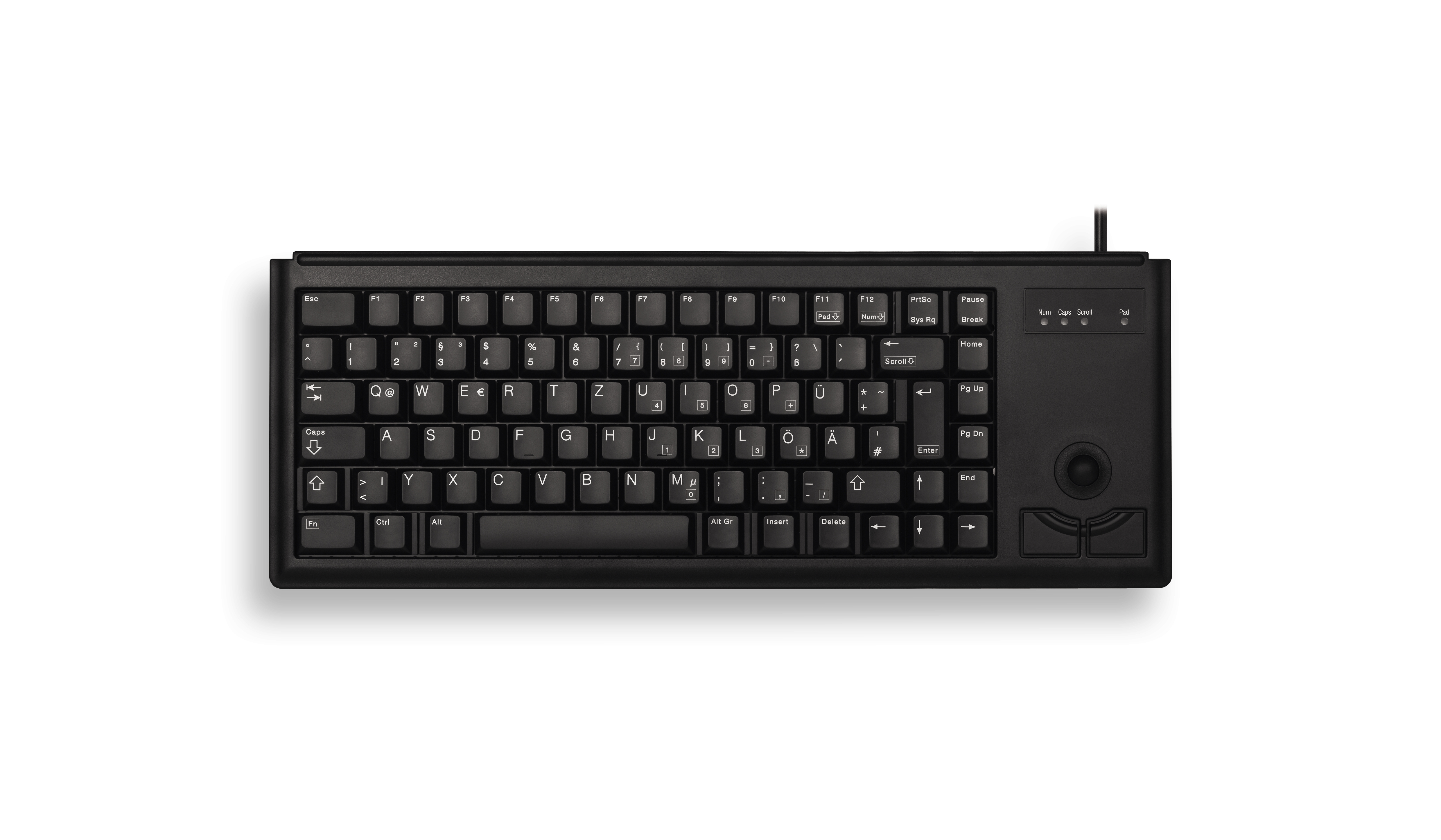 CHERRY G84-4400 tastatur Universel USB QWERTY Nordisk Sort