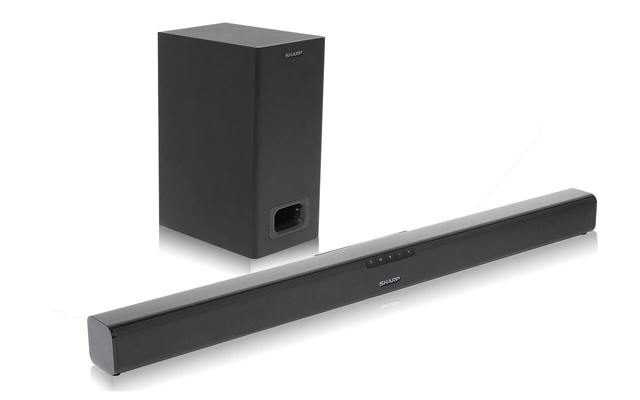 Sharp HT-SBW110 SoundBar højttaler Sort 2.1 kanaler 180 W