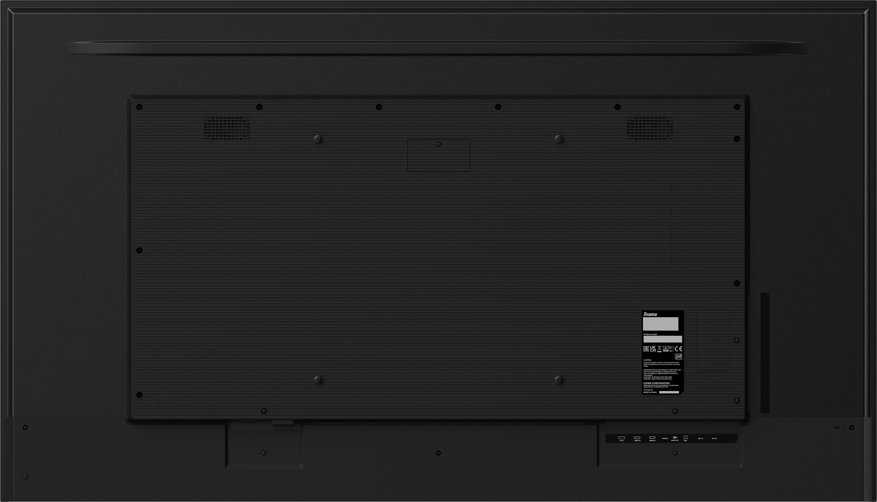 iiyama LH6565UHSB-B1 skilte display Kiosk design 163,8 cm (64.5") LED Wi-Fi 800 cd/m² 4K Ultra HD Sort Indbygget processer Android 11 24/7
