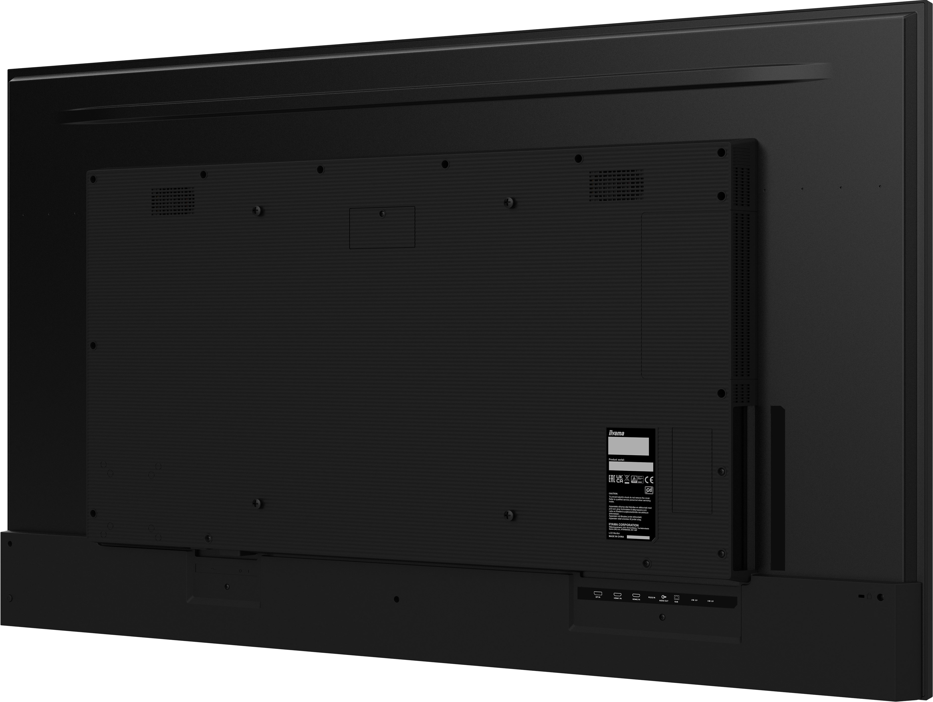 iiyama LH6565UHSB-B1 skilte display Kiosk design 163,8 cm (64.5") LED Wi-Fi 800 cd/m² 4K Ultra HD Sort Indbygget processer Android 11 24/7