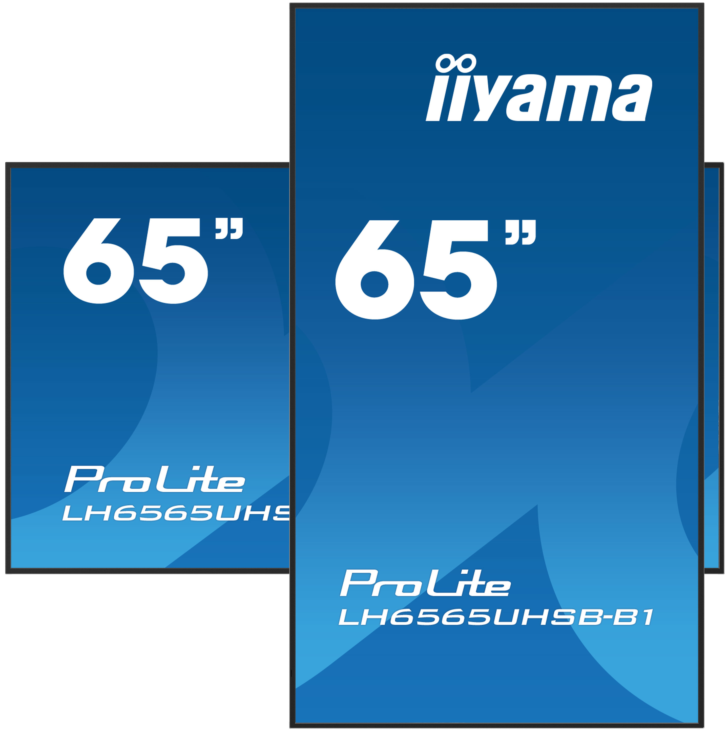 iiyama LH6565UHSB-B1 skilte display Kiosk design 163,8 cm (64.5") LED Wi-Fi 800 cd/m² 4K Ultra HD Sort Indbygget processer Android 11 24/7