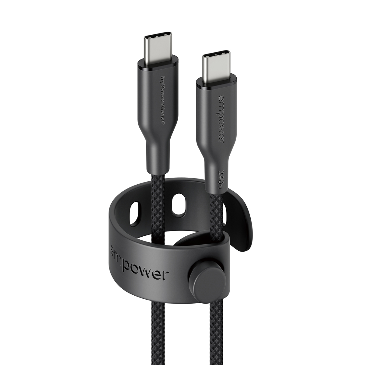 PanzerGlass empower by ® Racing 240W USB-C to USB-C Kabel | USB 2.0 | 2M | Space Black