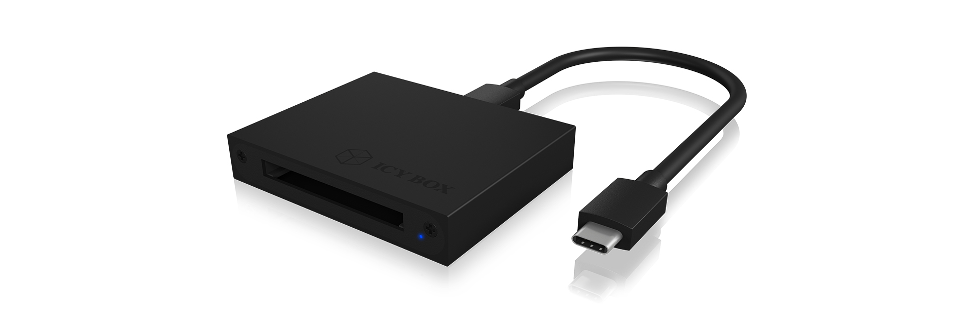 ICY BOX IB-CR402-C31 kortlæser USB 3.1 (Gen 2) Type-C™ Sort