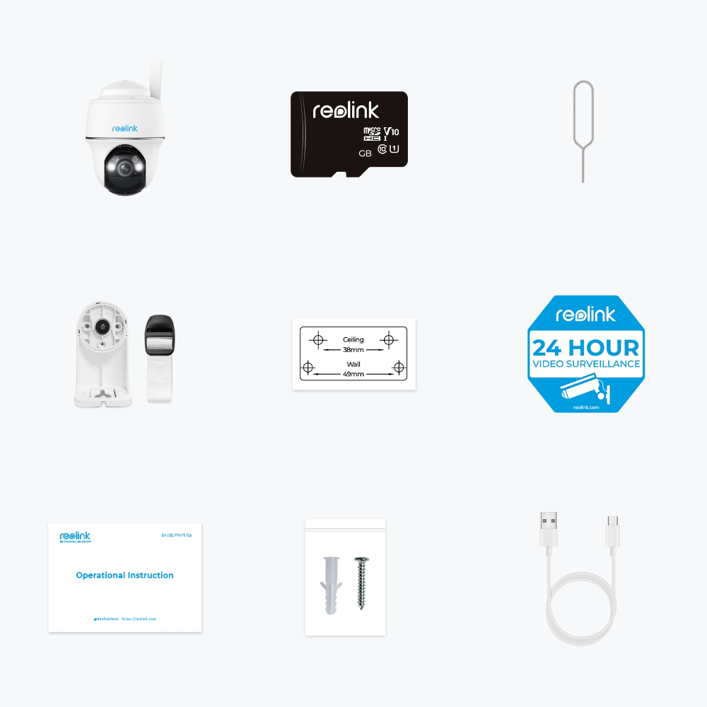 Reolink Go Series G430 Kuppel IP-sikkerhedskamera Udendørs 2560 x 1440 pixel Væg