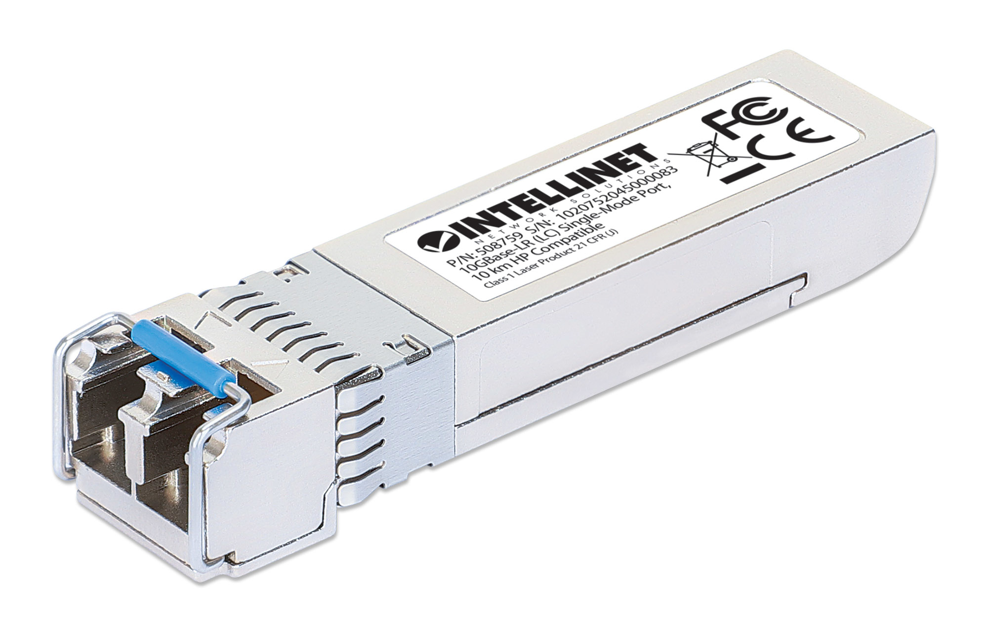 Intellinet 508759 modul til netværksmodtager Fiberoptisk 10000 Mbit/s SFP+ 1310 nm