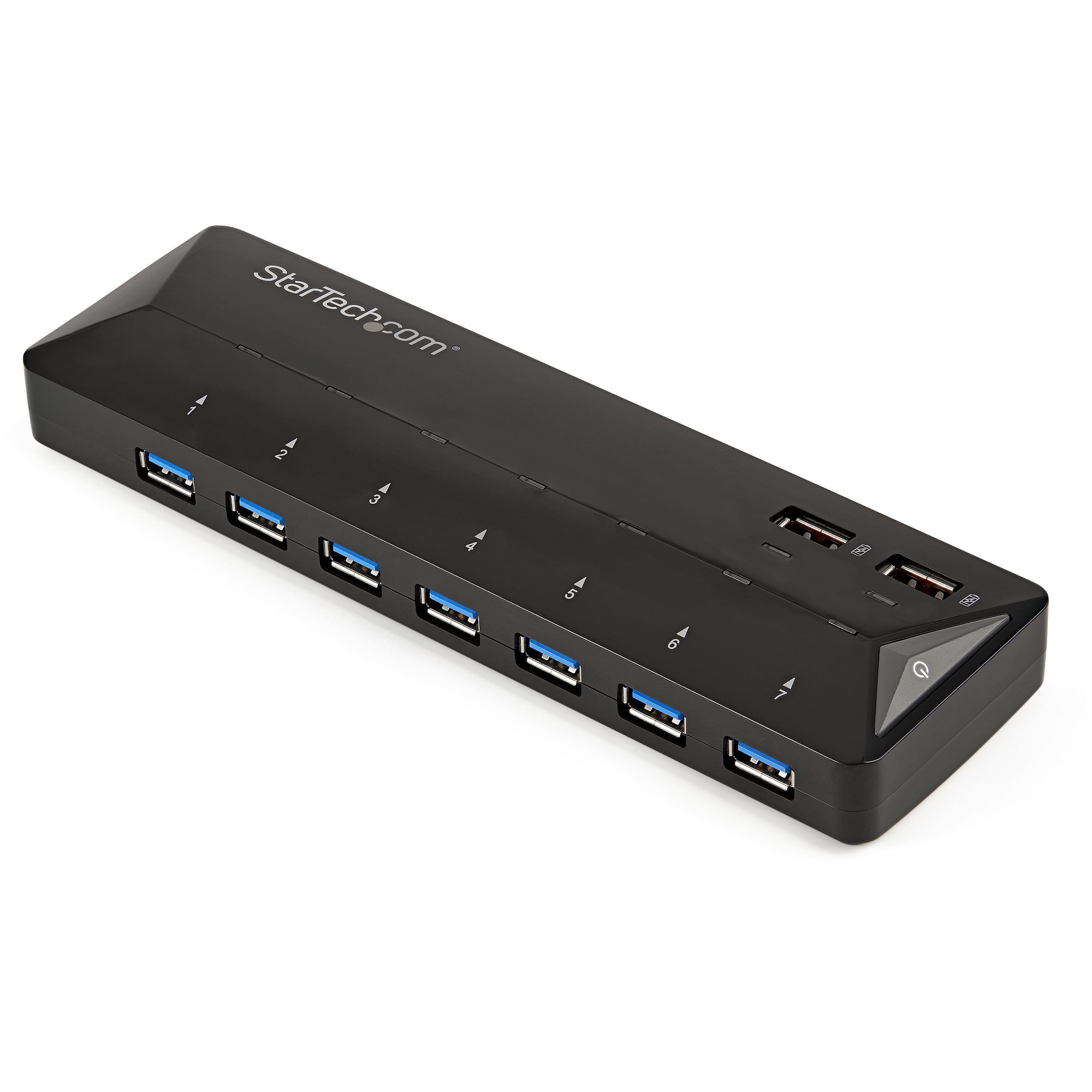 StarTech.com ST93007U2C interface hub USB 3.2 Gen 1 (3.1 Gen 1) Type-B 5000 Mbit/s Sort