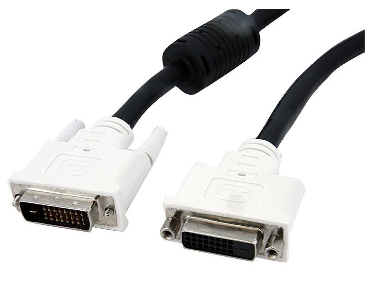 StarTech.com DVIDDMF2M DVI kabel 2 m DVI-D Sort, Hvid