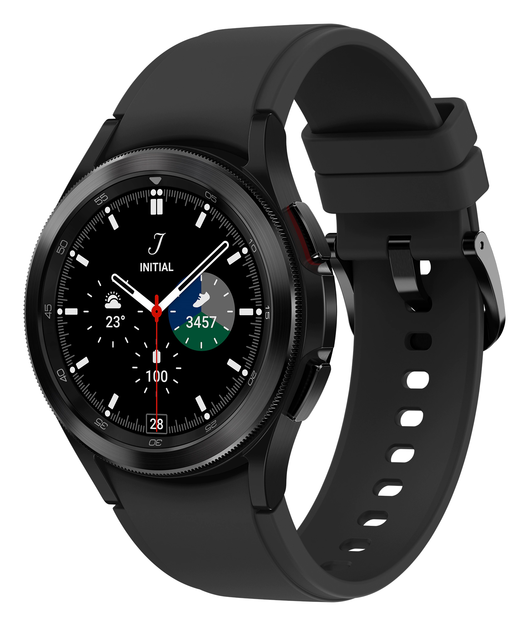 Samsung Galaxy Watch4 Classic 3,05 cm (1.2") OLED 42 mm Digital 396 x 396 pixel Berøringsskærm 4G Sort Wi-Fi GPS (satellit)