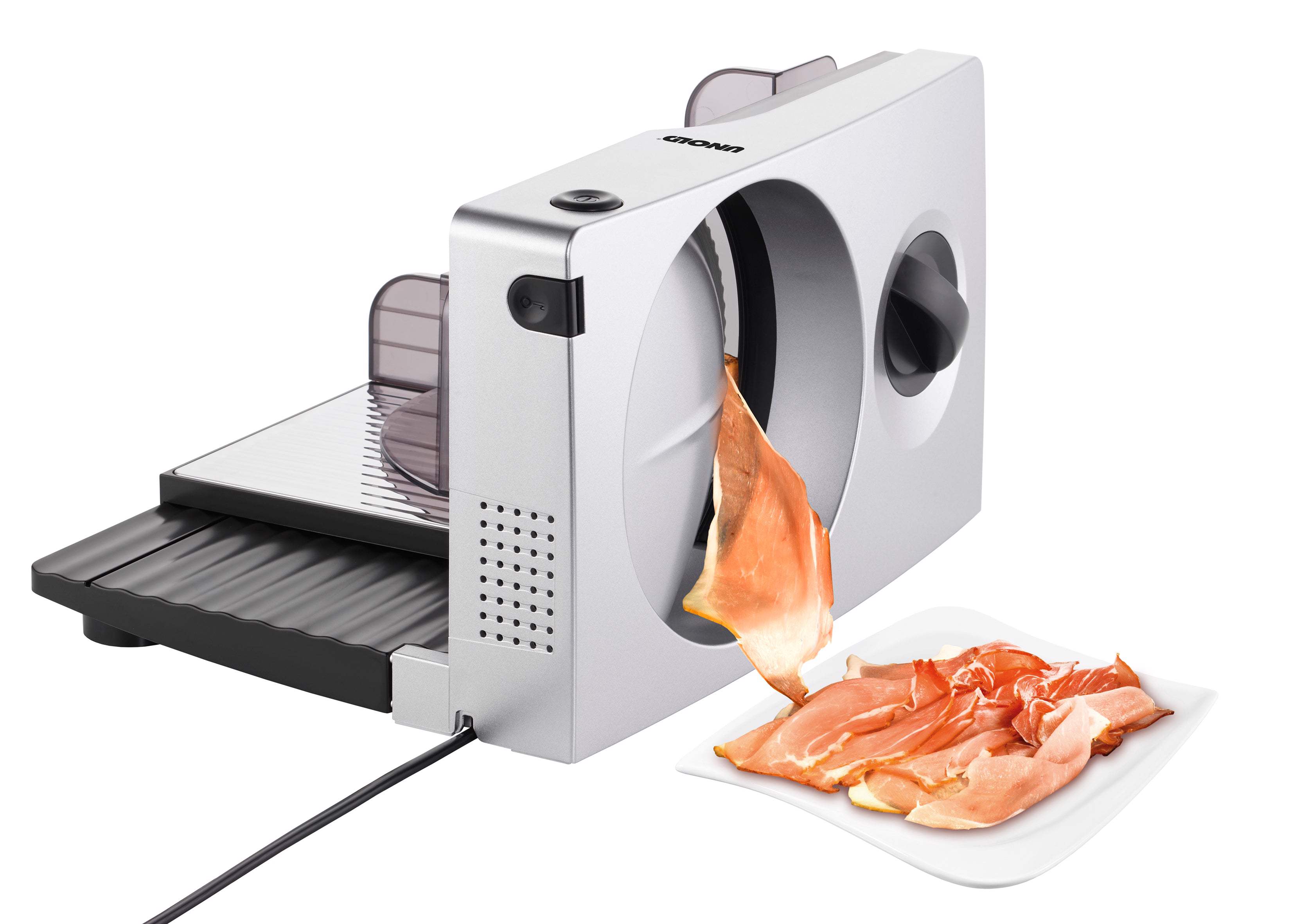 Unold 78866 skæremaskine Elektrisk 100 W Sort, Sølv Plast, Rustfrit stål