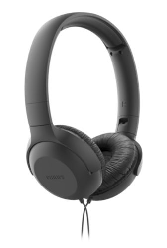 Philips TPV UH 201 BK Headset Ledningsført Opkald/musik Sort