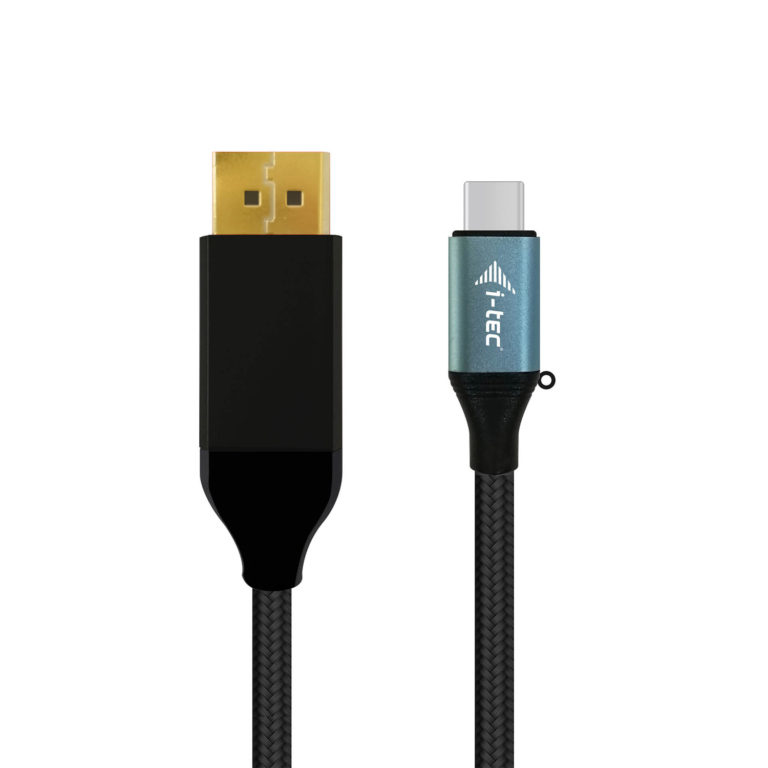 i-tec C31CBLDP60HZ videokabel adapter 1,5 m USB Type-C DisplayPort Sort