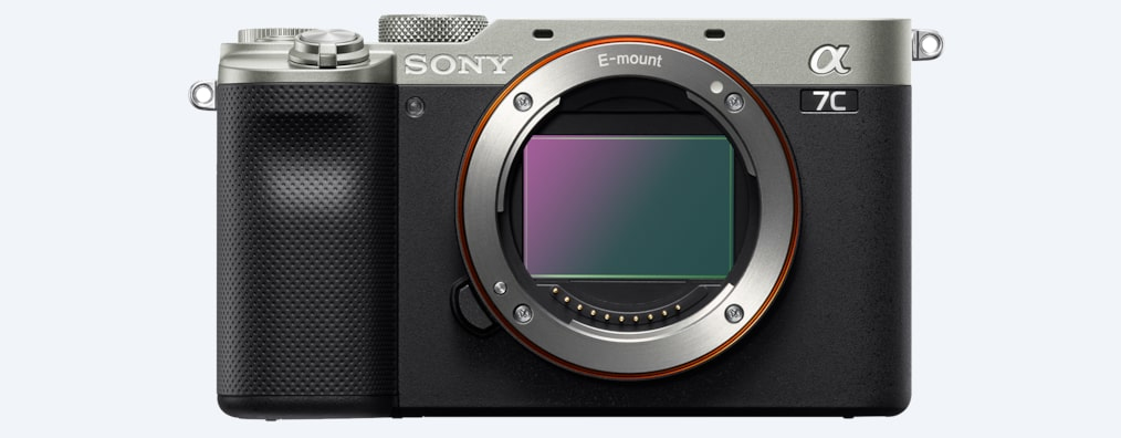 Sony α 7C MILC krop 24,2 MP CMOS 6000 x 4000 pixel Sort, Sølv