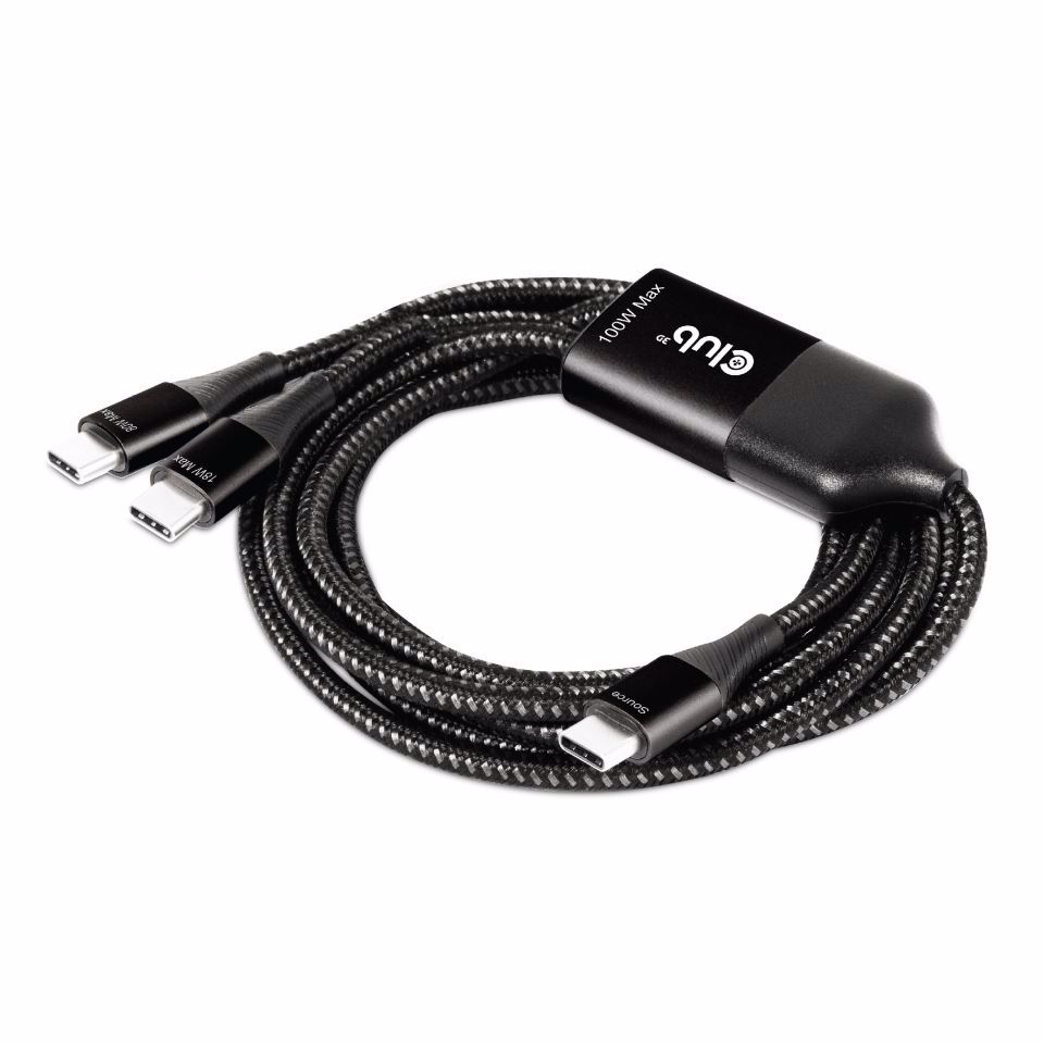 CLUB3D CAC-1527 USB-kabel 1,83 m USB C 2 x USB C Sort