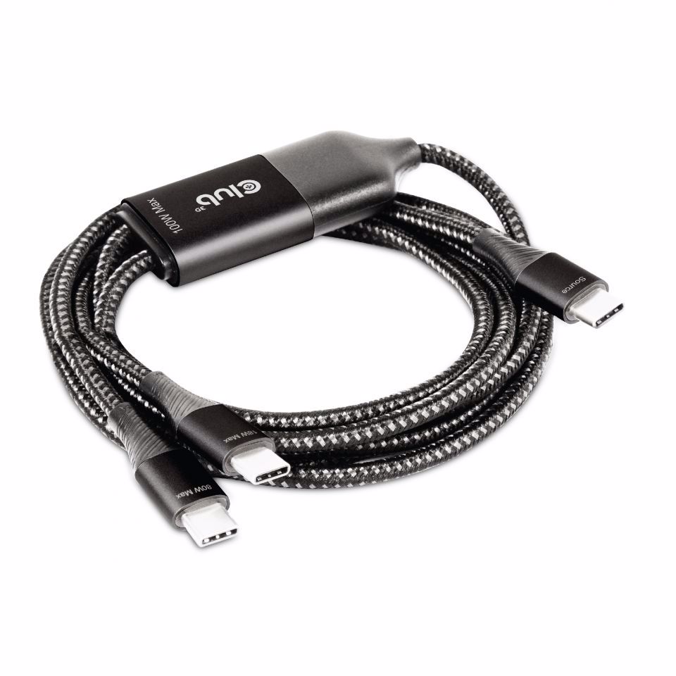 CLUB3D CAC-1527 USB-kabel 1,83 m USB C 2 x USB C Sort