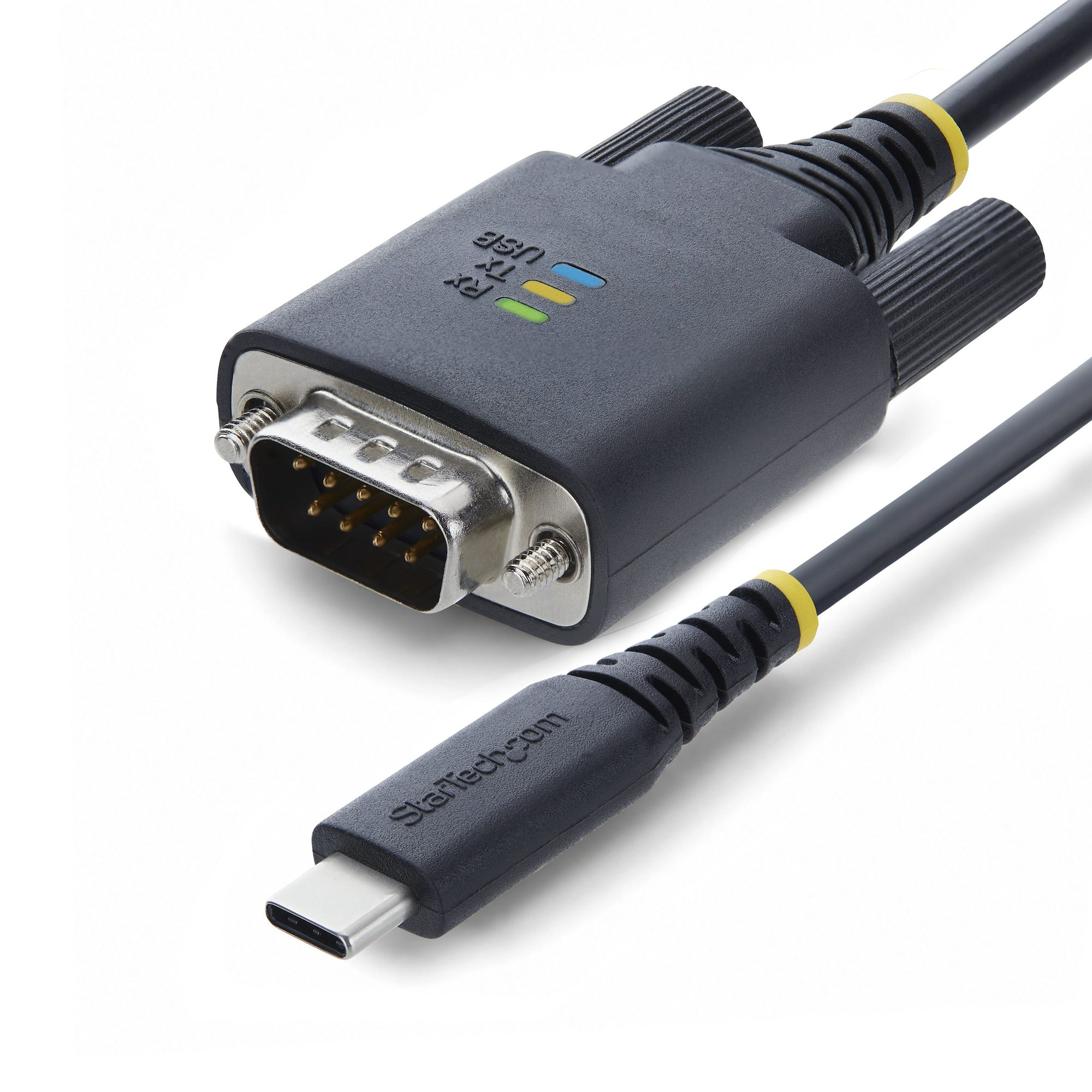StarTech.com 1P6FFCN-USB-C-SERIAL serielkabel Sort 2 m USB Type-C RS-232