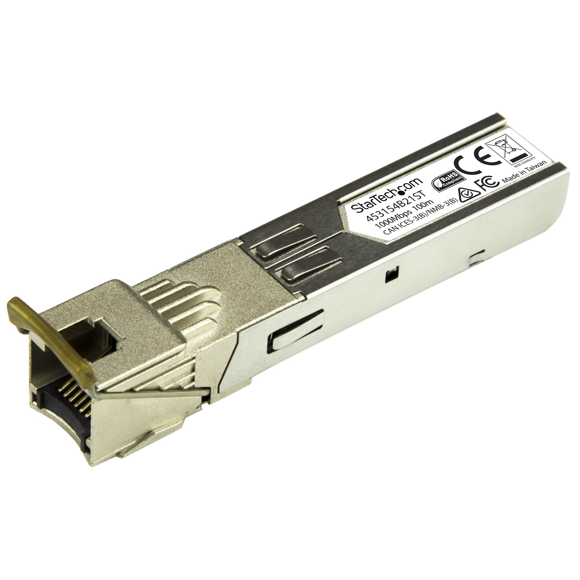 StarTech.com 453154B21ST modul til netværksmodtager Kobber 1000 Mbit/s SFP