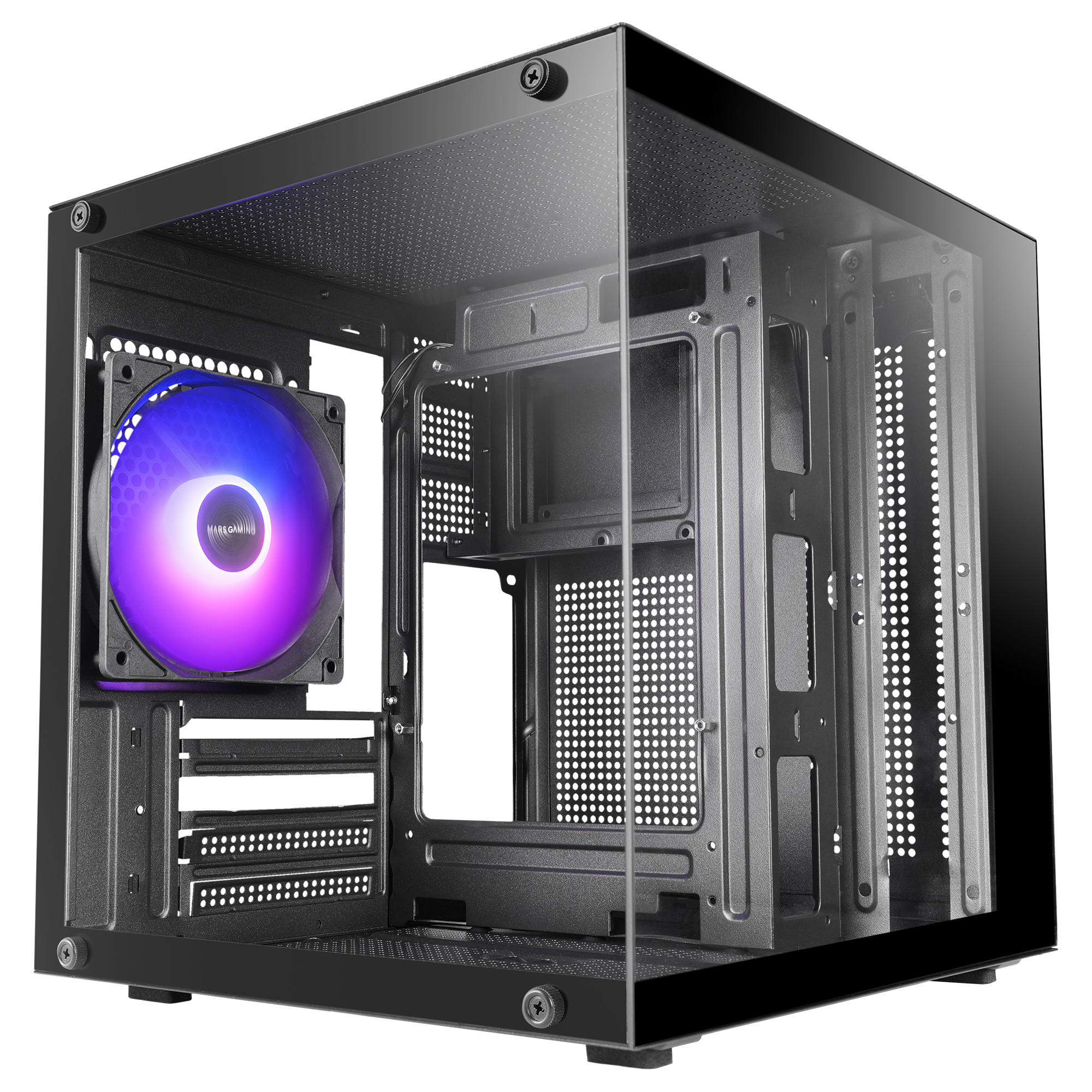 Mars Gaming MC-CUBE computeretui Mini Tower Sort