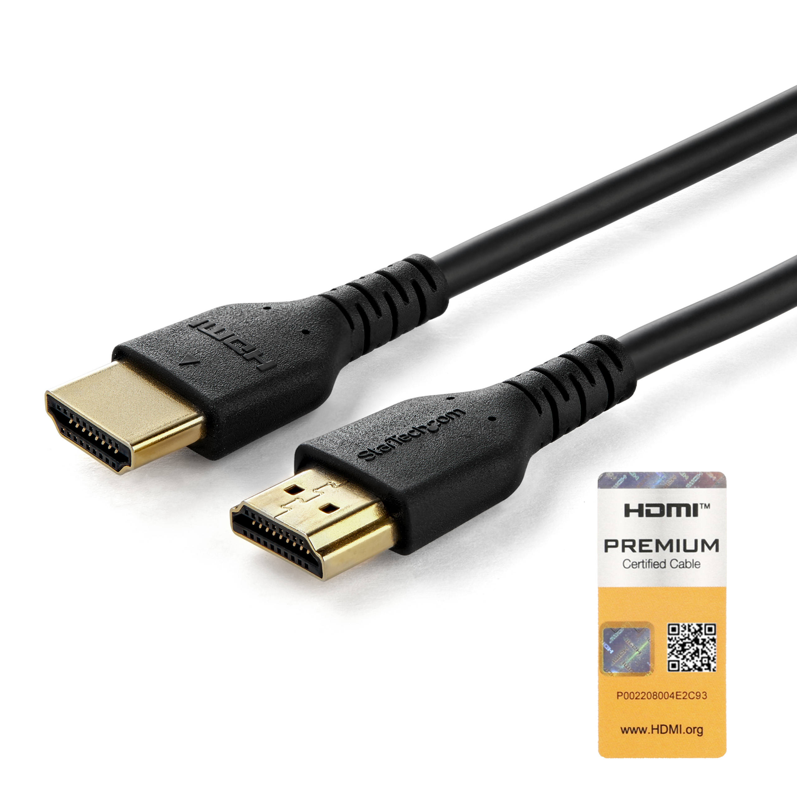 StarTech.com RHDMM1MP HDMI-kabel 1 m HDMI Type A (Standard) Sort