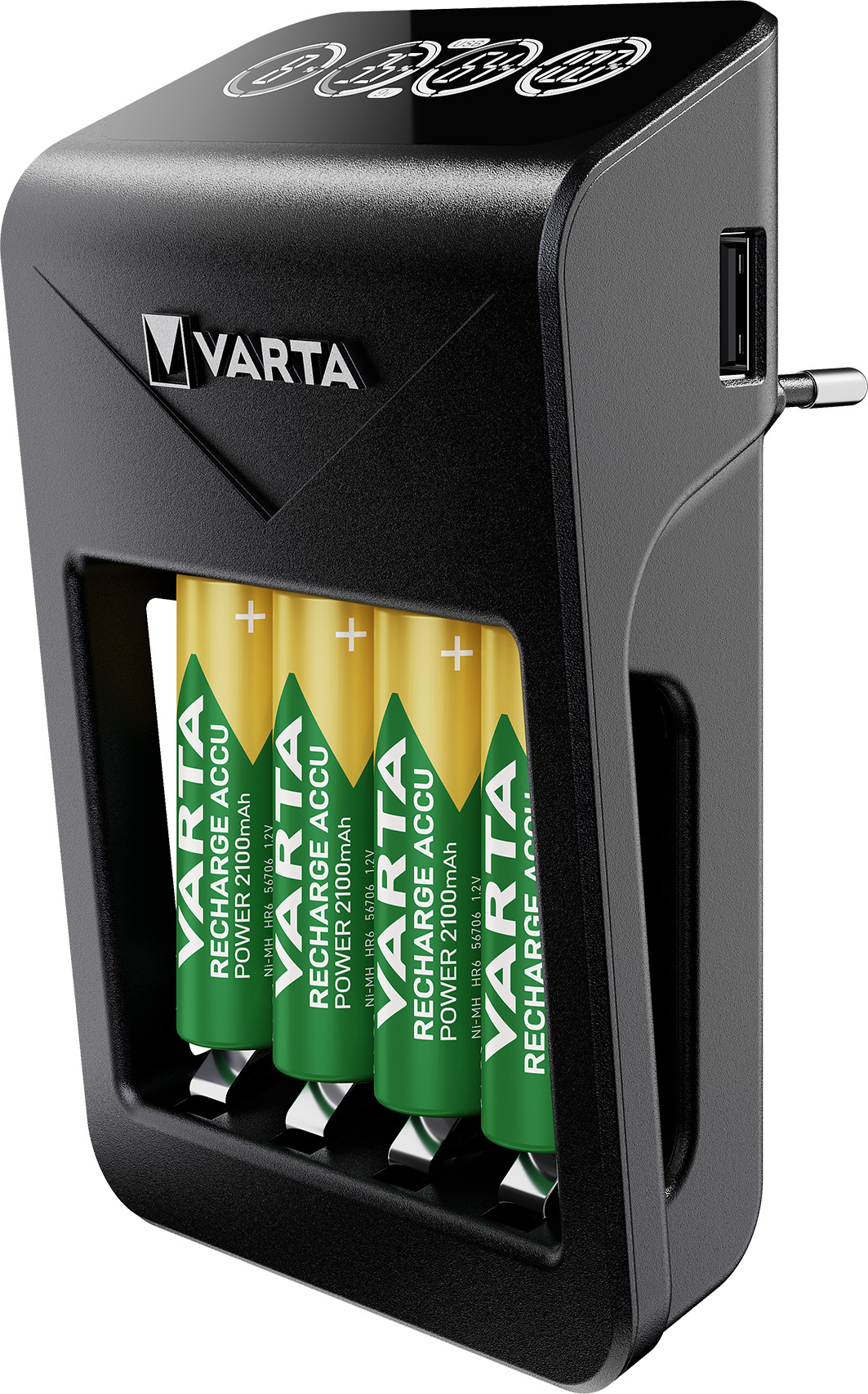 Varta 57687 batterioplader Husholdningsbatteri Vekselstrøm