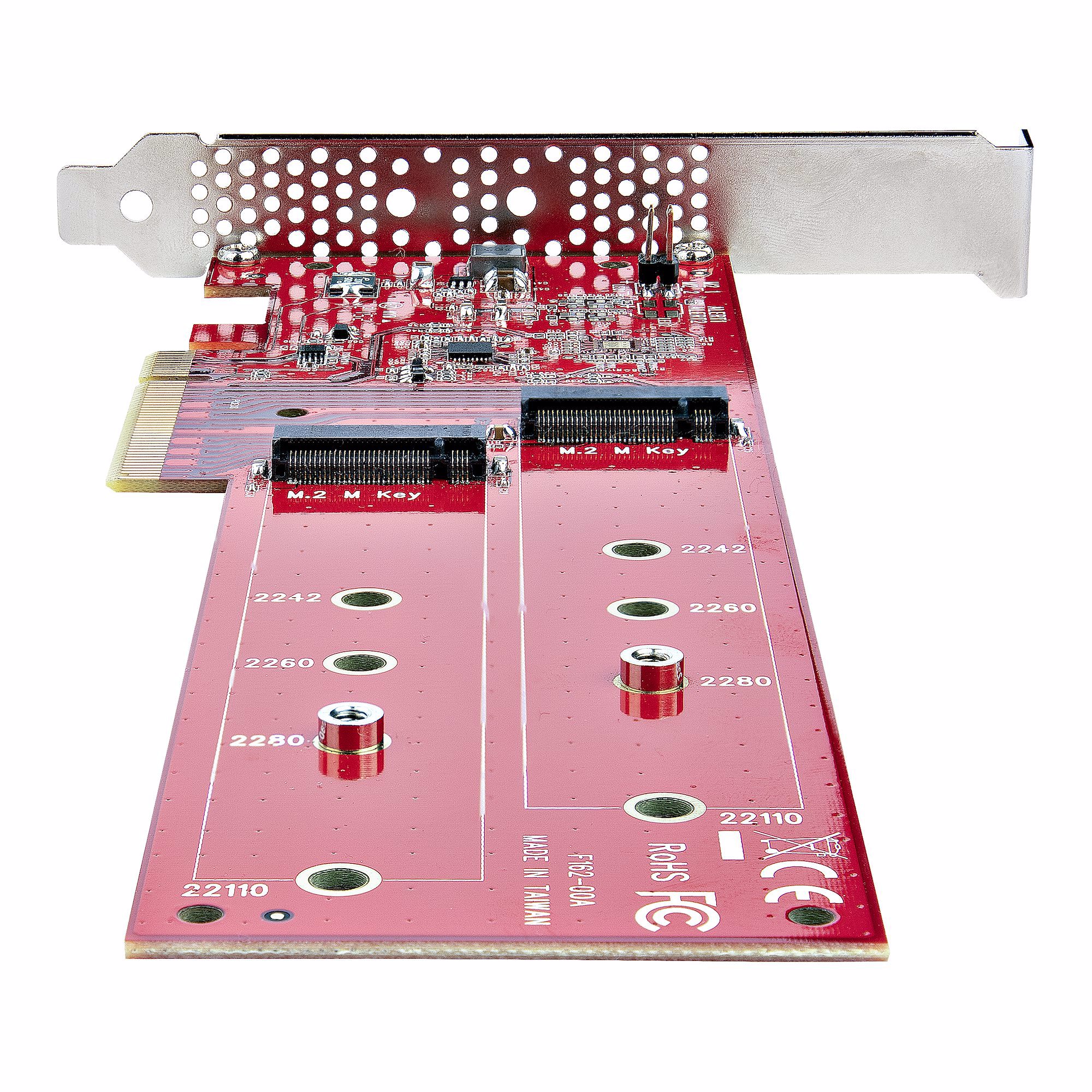 StarTech.com DUAL-M2-PCIE-CARD-B interface-kort/adapter Intern M.2